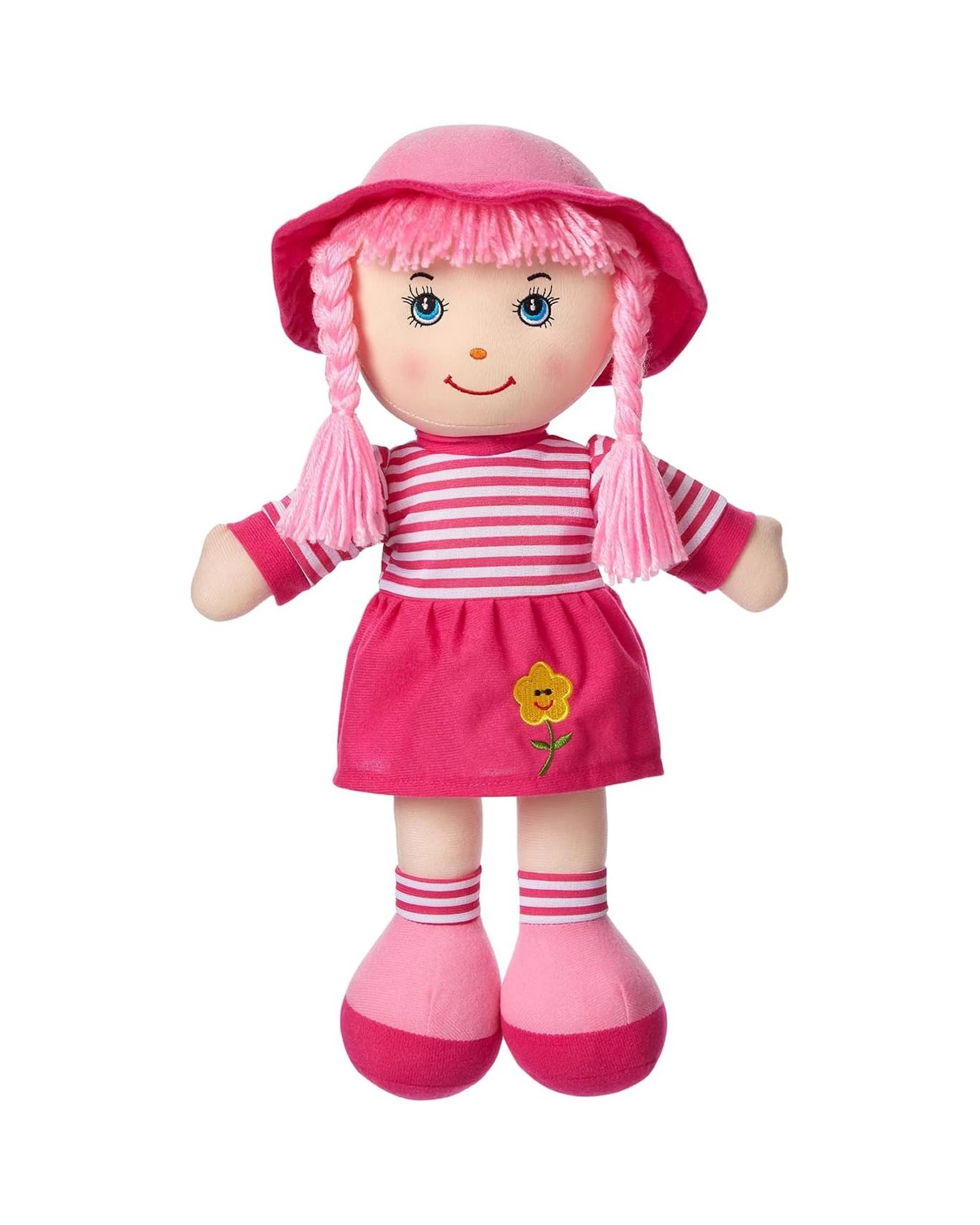 1 Love and Hug Dolls Pink Ragdoll 40cm Plush Doll, 1 of 3
