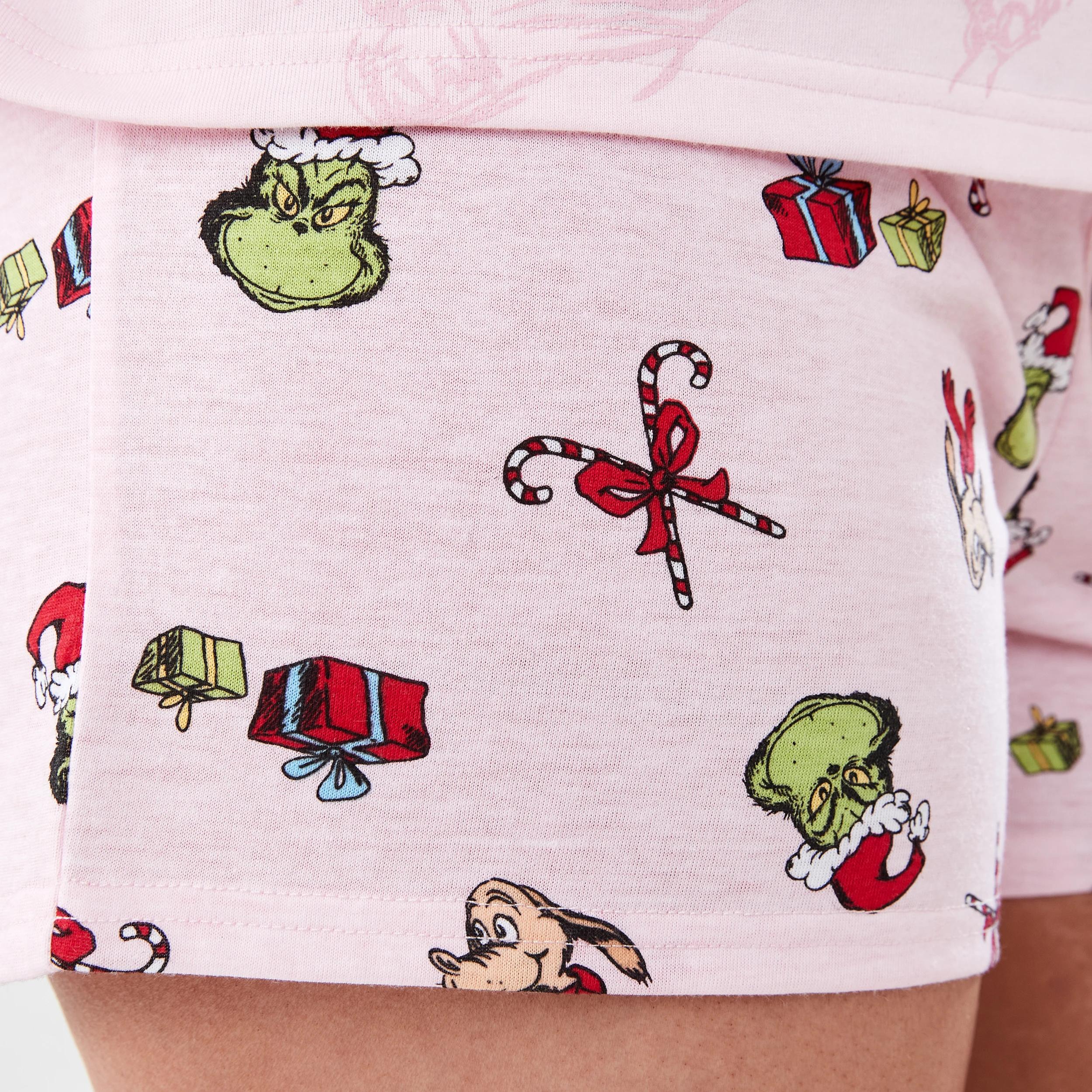 6 The Grinch License Family Matching Christmas Knit Pyjama Set CHRISTMAS GRINCH BALLERINA, 6 of 7