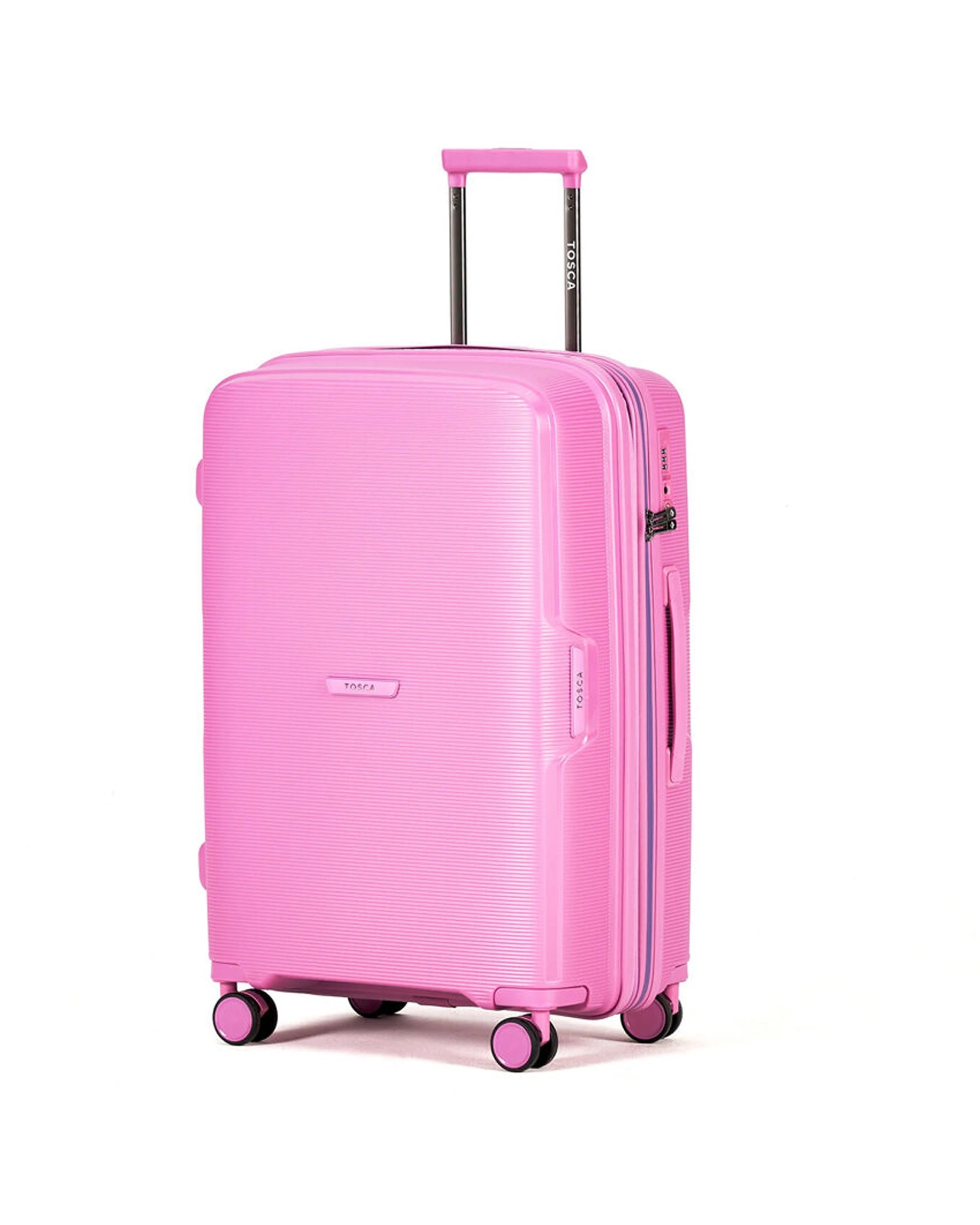 2 Tosca Bel-Air 25" Travel Luggage Suitcase - Pink, 2 of 4