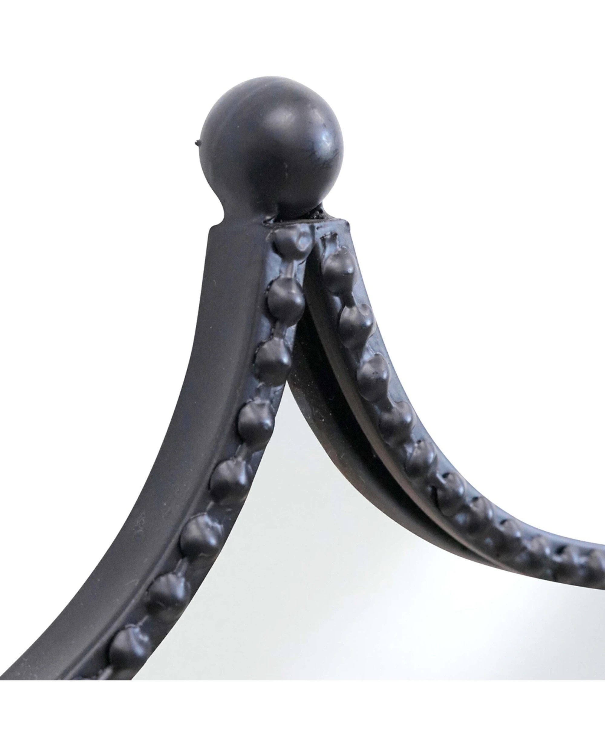 2 LVD Iron MDF Mirror Moroc Dimple Exotic Charm Metal 49x83.5cm - Black, 2 of 2