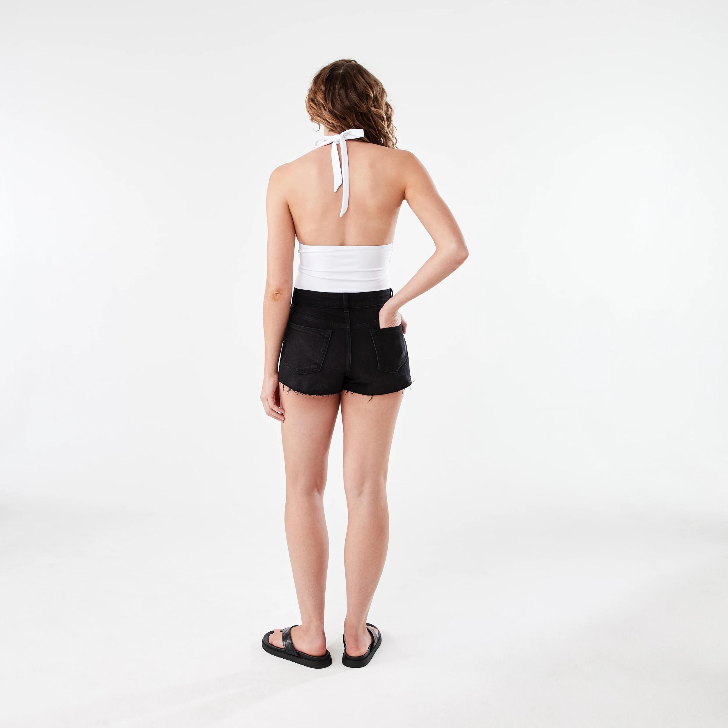 4 Denim Shorts Black Wash, 4 of 8