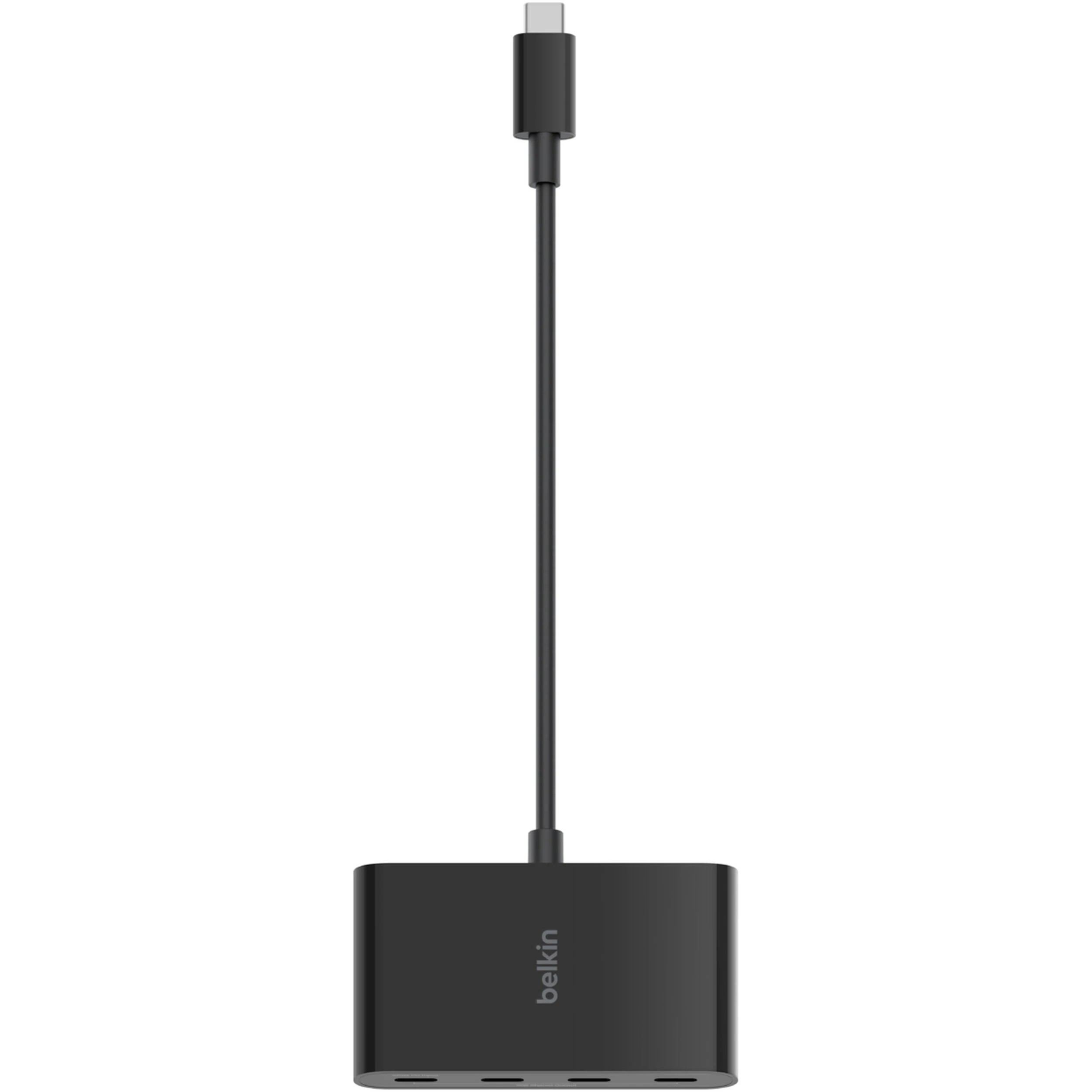 3 Belkin 4-Port USB-C Mini Hub - Black, 3 of 5
