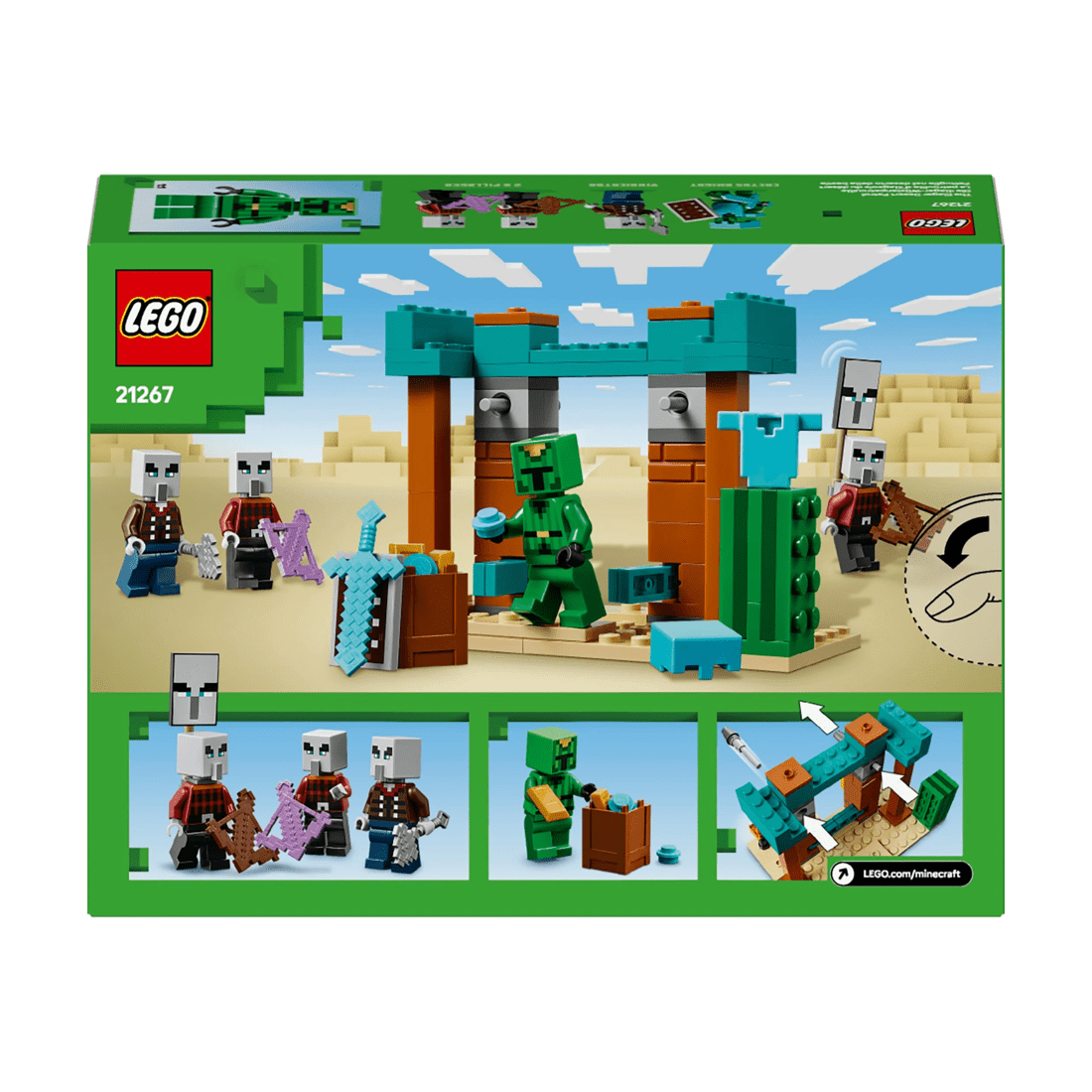 10 LEGO Minecraft The Illager Desert Patrol 21267, 10 of 10