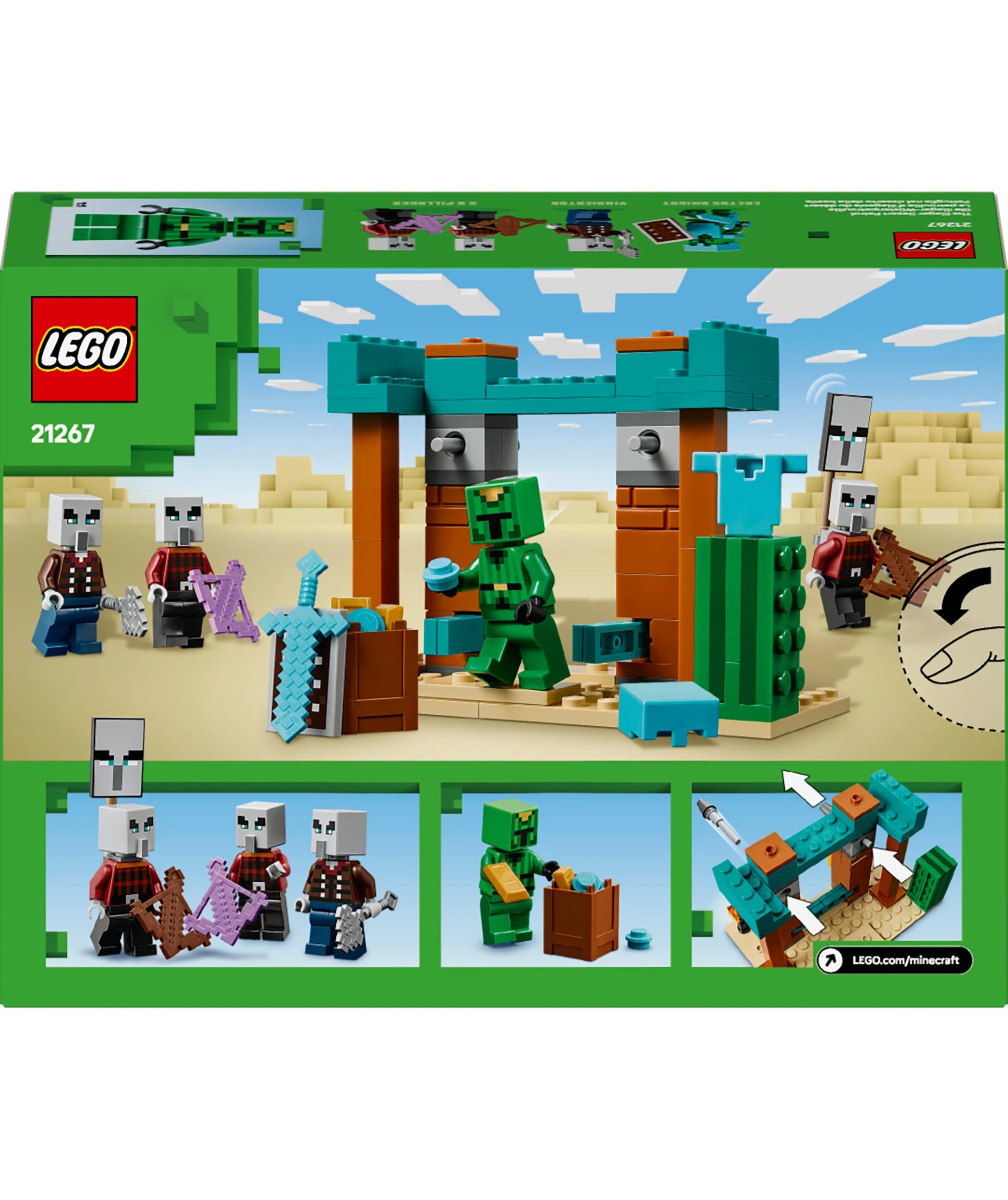 10 LEGO Minecraft The Illager Desert Patrol 21267, 10 of 10
