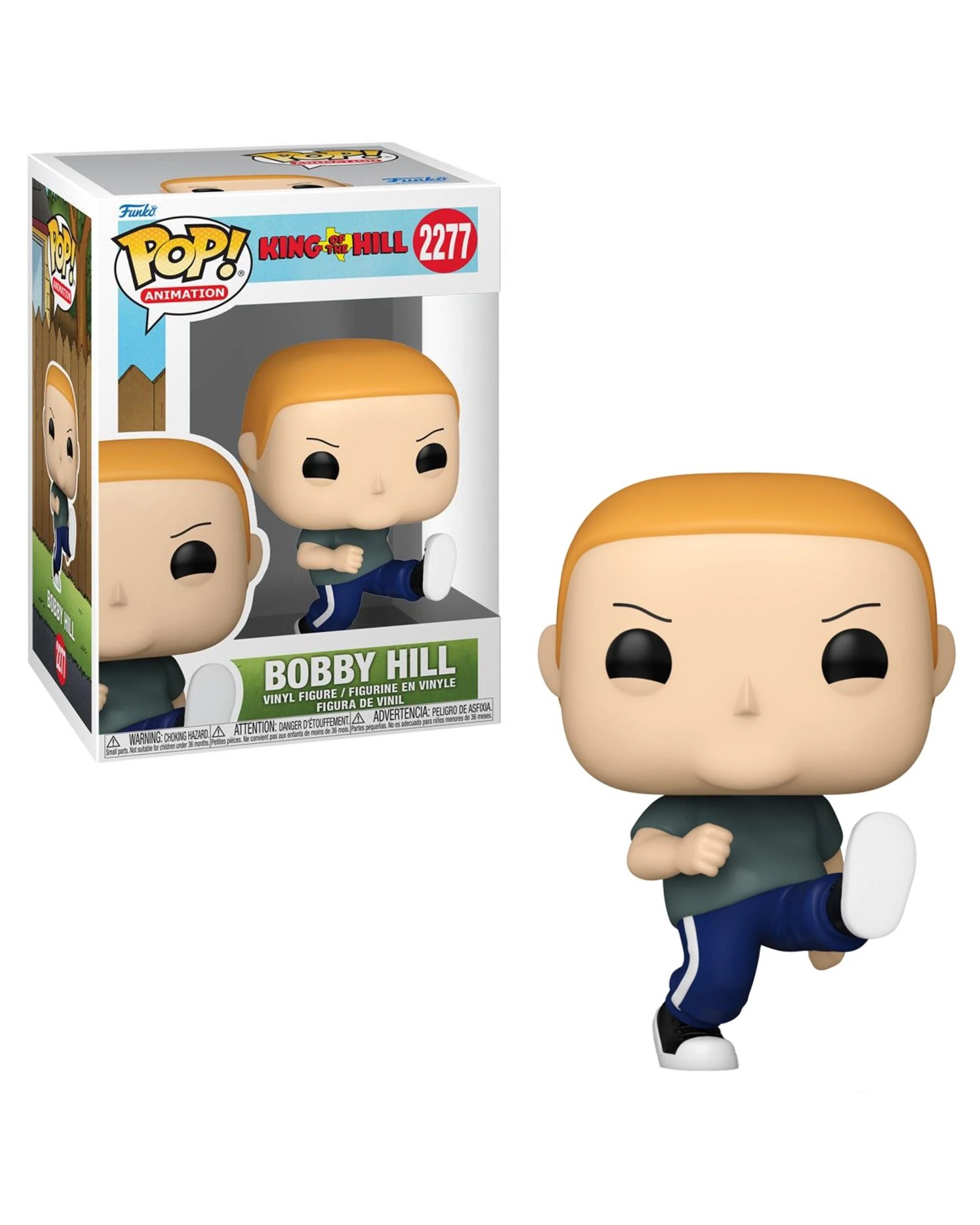 1 King of the Hill Bobby Hill - Kicking -  Funko POP! Vinyl, 1 of 3