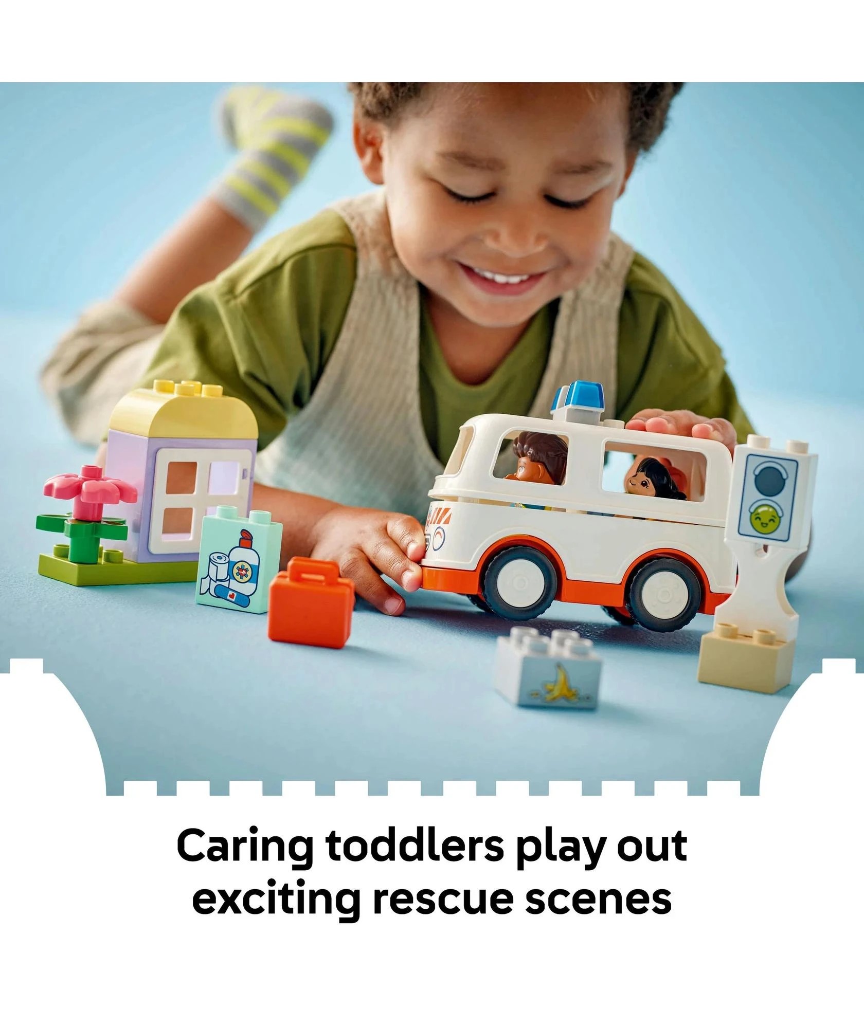 4 LEGO® DUPLO Town Ambulance & Driver 10447 - Multi, 4 of 10