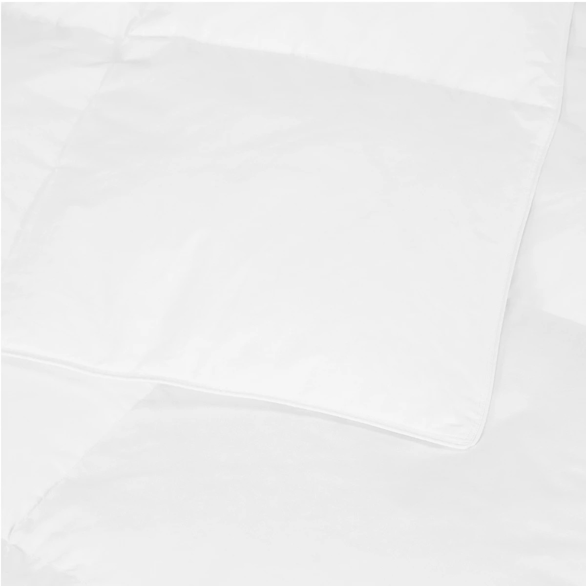 4 Medium Warmth Feather and Down Quilt - King Bed, White, 4 of 5
