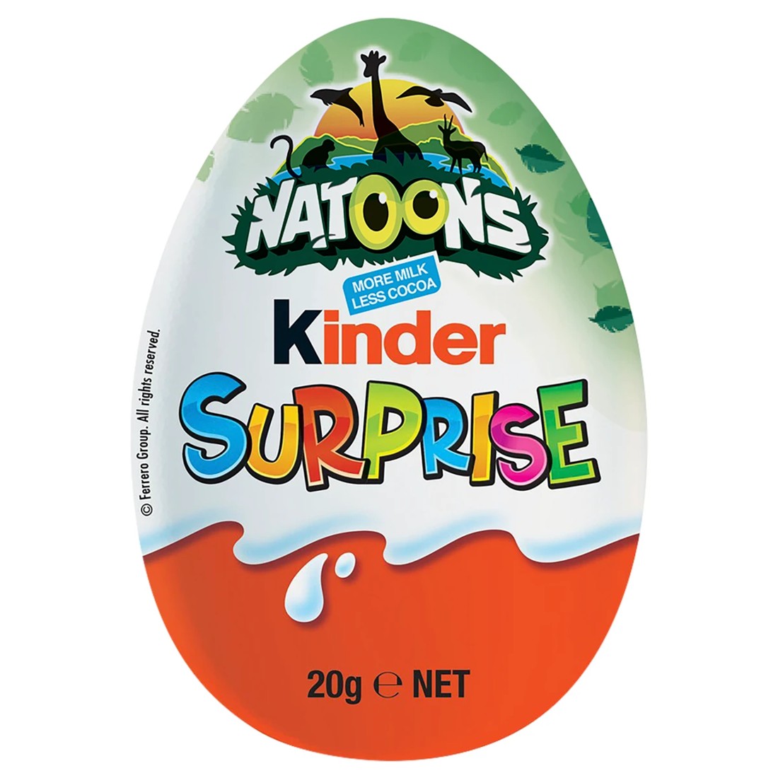 1 Kinder Surprise Milk Chocolate Egg White with Toy 20g, 1 of 3