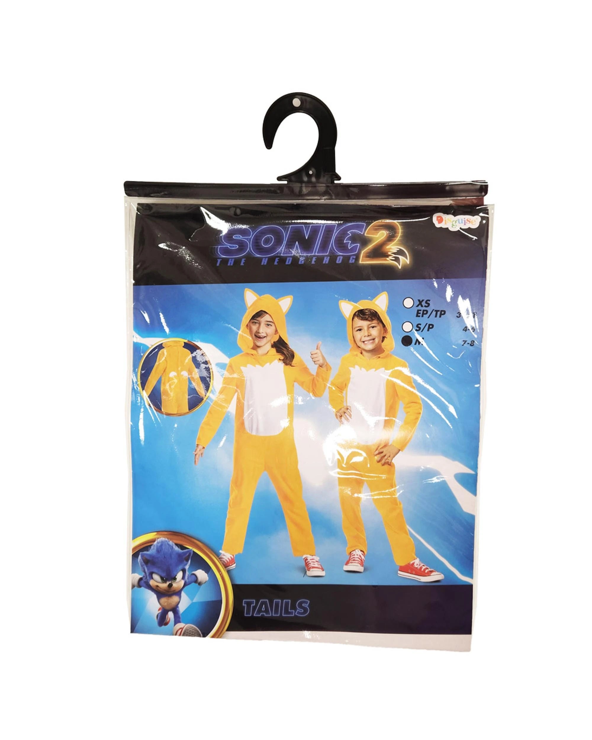 1 Sonic the Hedgehog 2 Tails Costume Size 7-8, 1 of 1