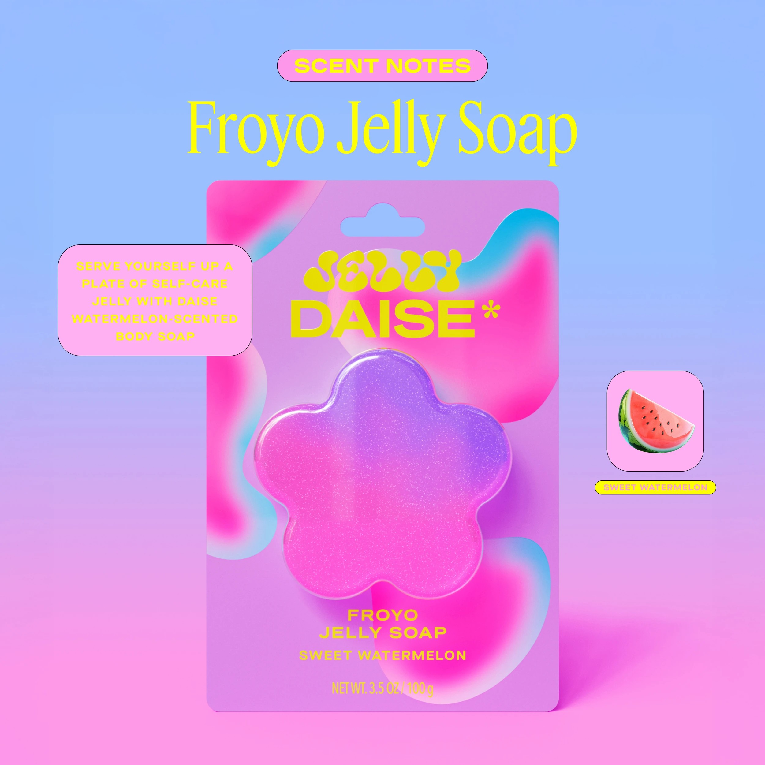 6 DAISE Froyo Jelly Soap 100g - Sweet Watermelon, 6 of 10