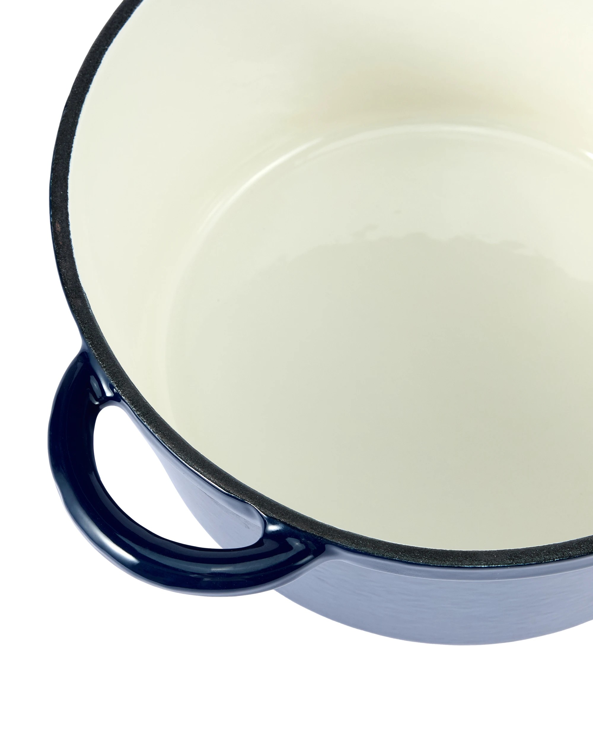 3 4L Cast Iron Casserole - Navy, 3 of 6