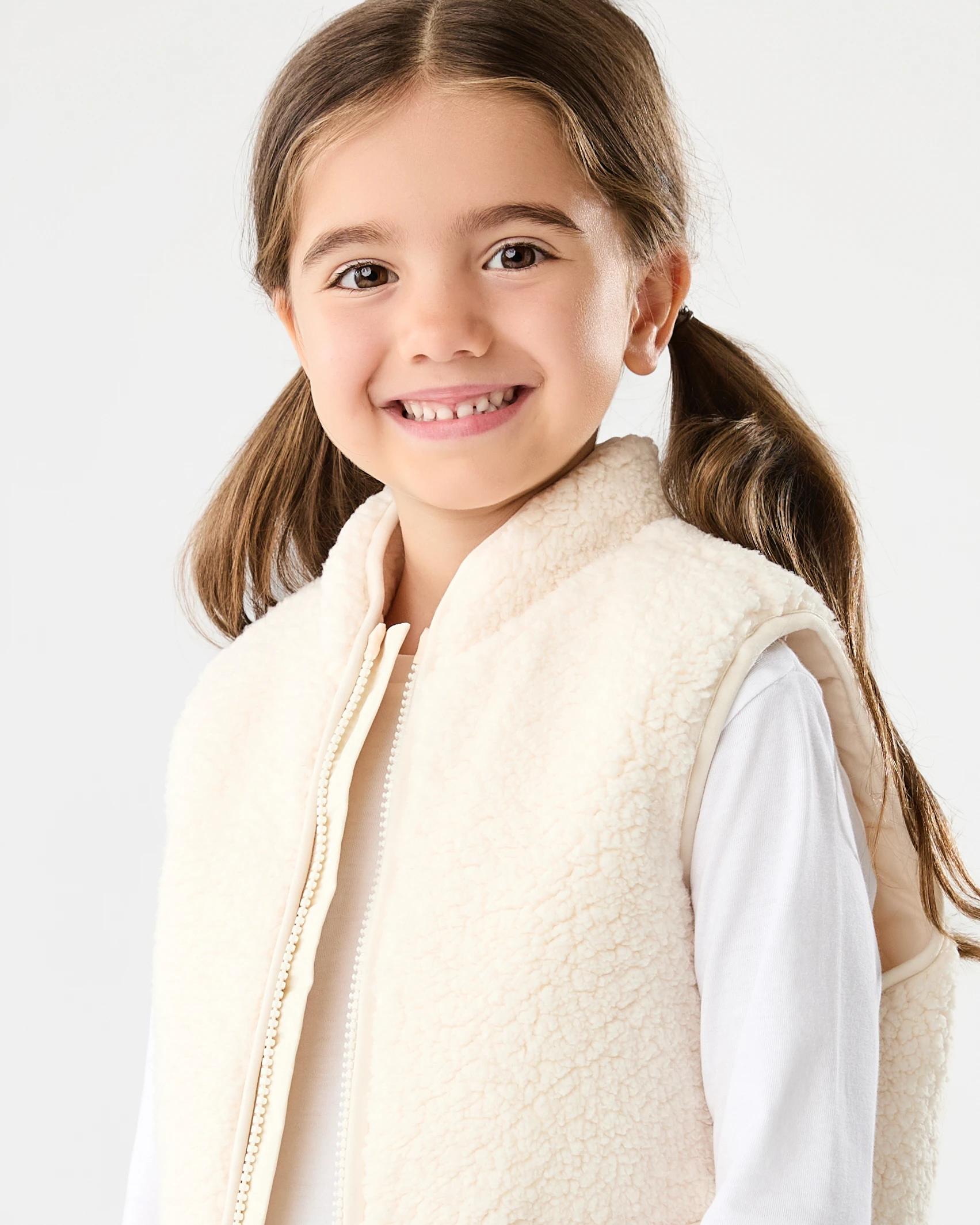 3 Teddy Vest Butter Bge, 3 of 7