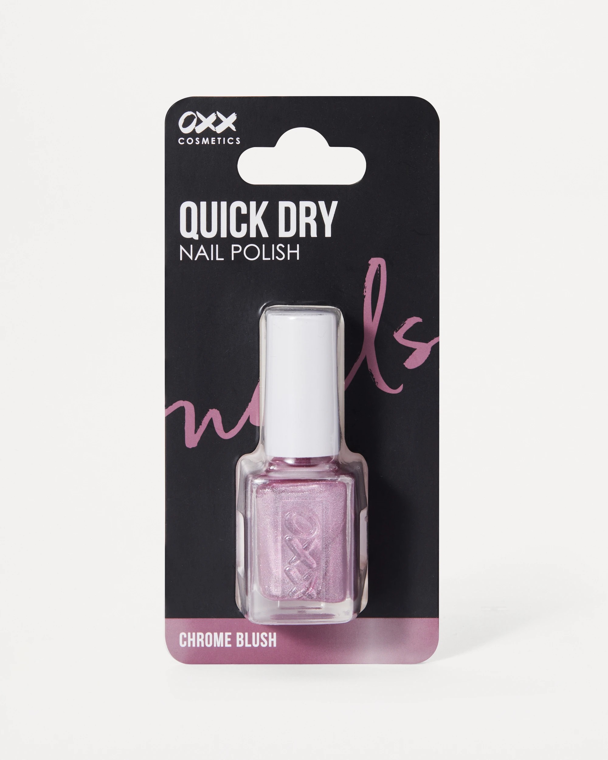 6 OXX Cosmetics Quick Dry Nail Polish - Chrome Blush, 6 of 7