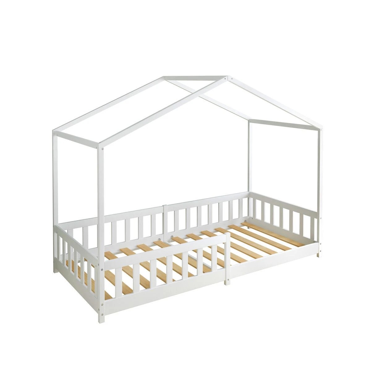 2 Ausway Wooden Bed Frame Single Size Toddler Kids, 2 of 6