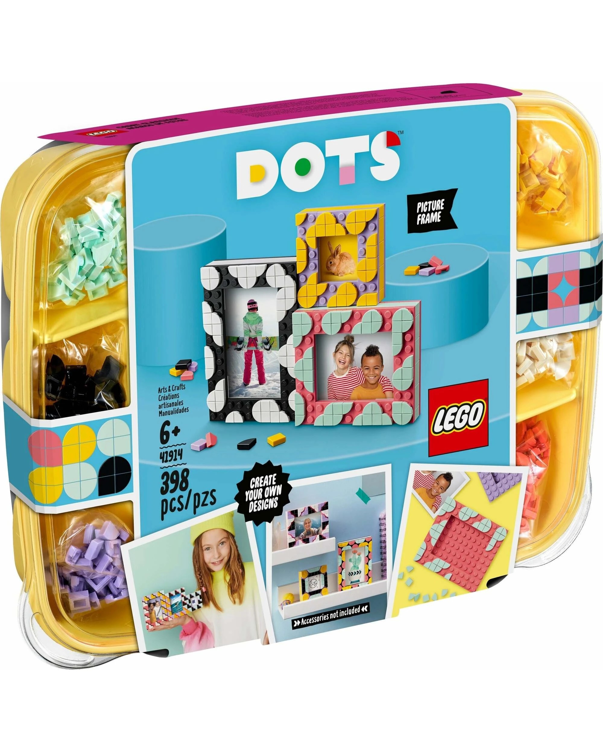 1 LEGO 41914 DOTS Creative Picture Frames Kit - DIY Photo Frame Set, 1 of 5