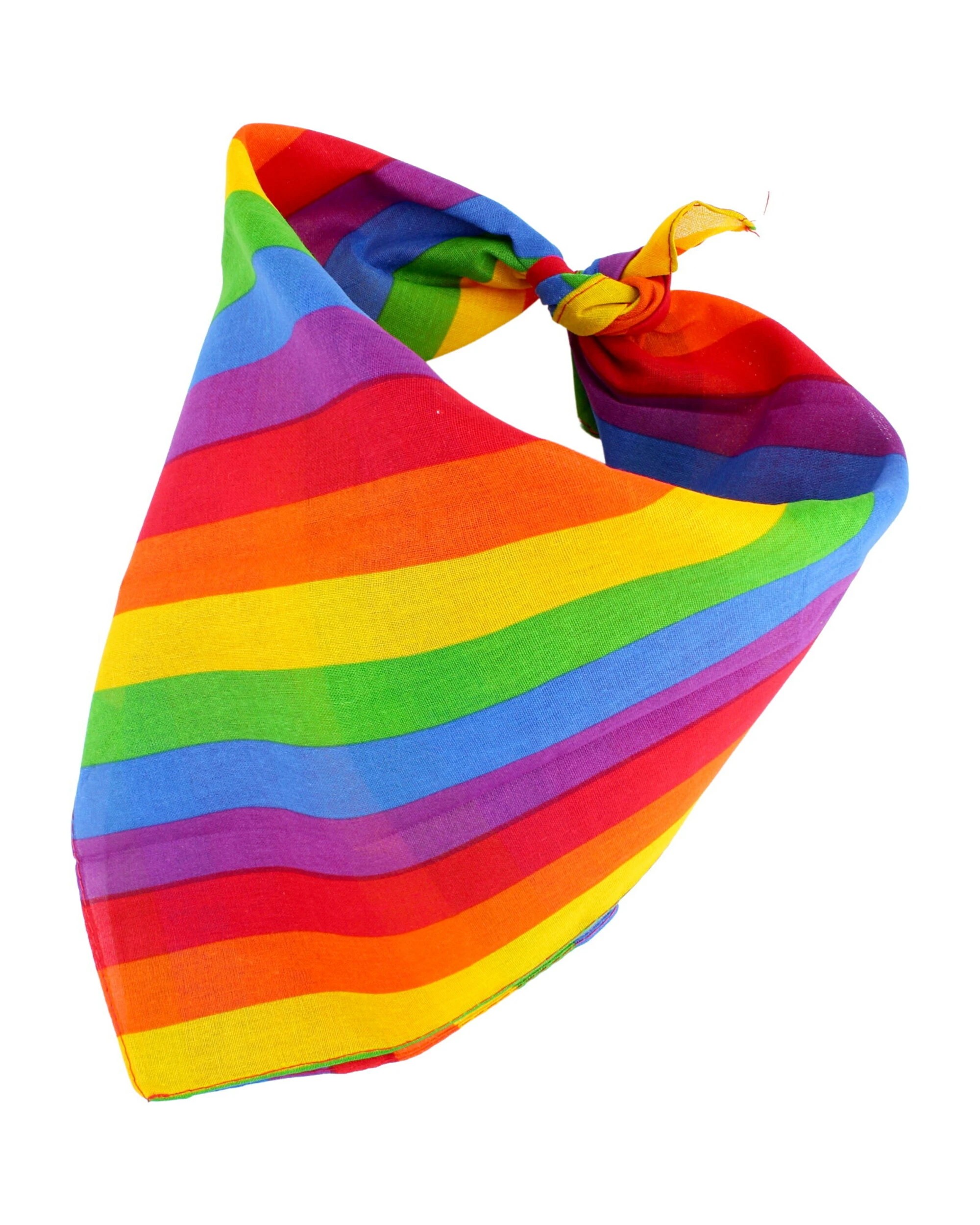 1 JD Party Stripe Bandana - Rainbow, 1 of 2
