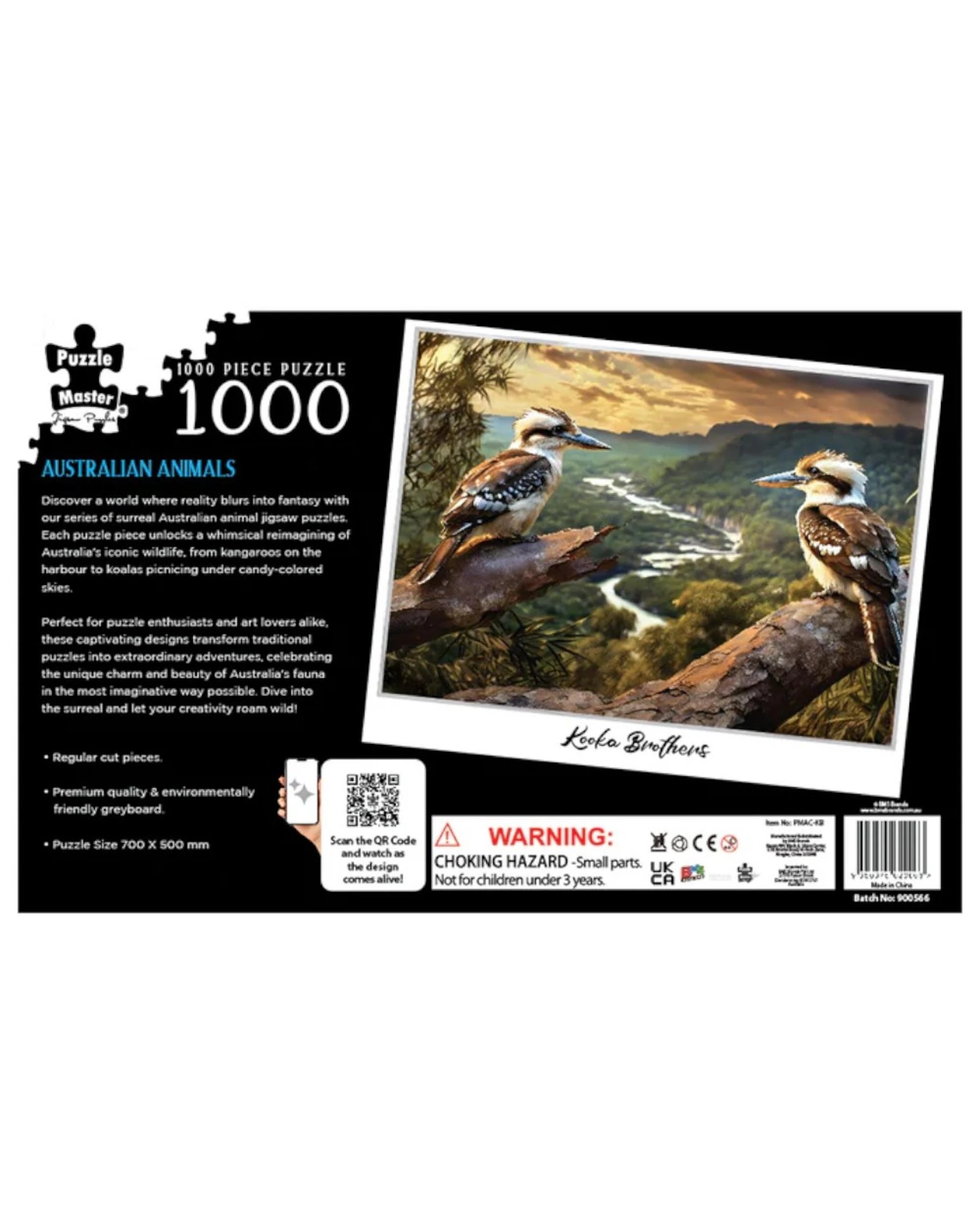 3 Puzzle Master Kooka Brothers AR Edition 1000 Piece Jigsaw Puzzle, 3 of 9