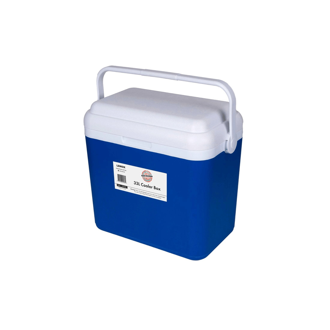 1 Hacienda 33L Portable Cooler Box Ice Chest - Blue/White, 1 of 3