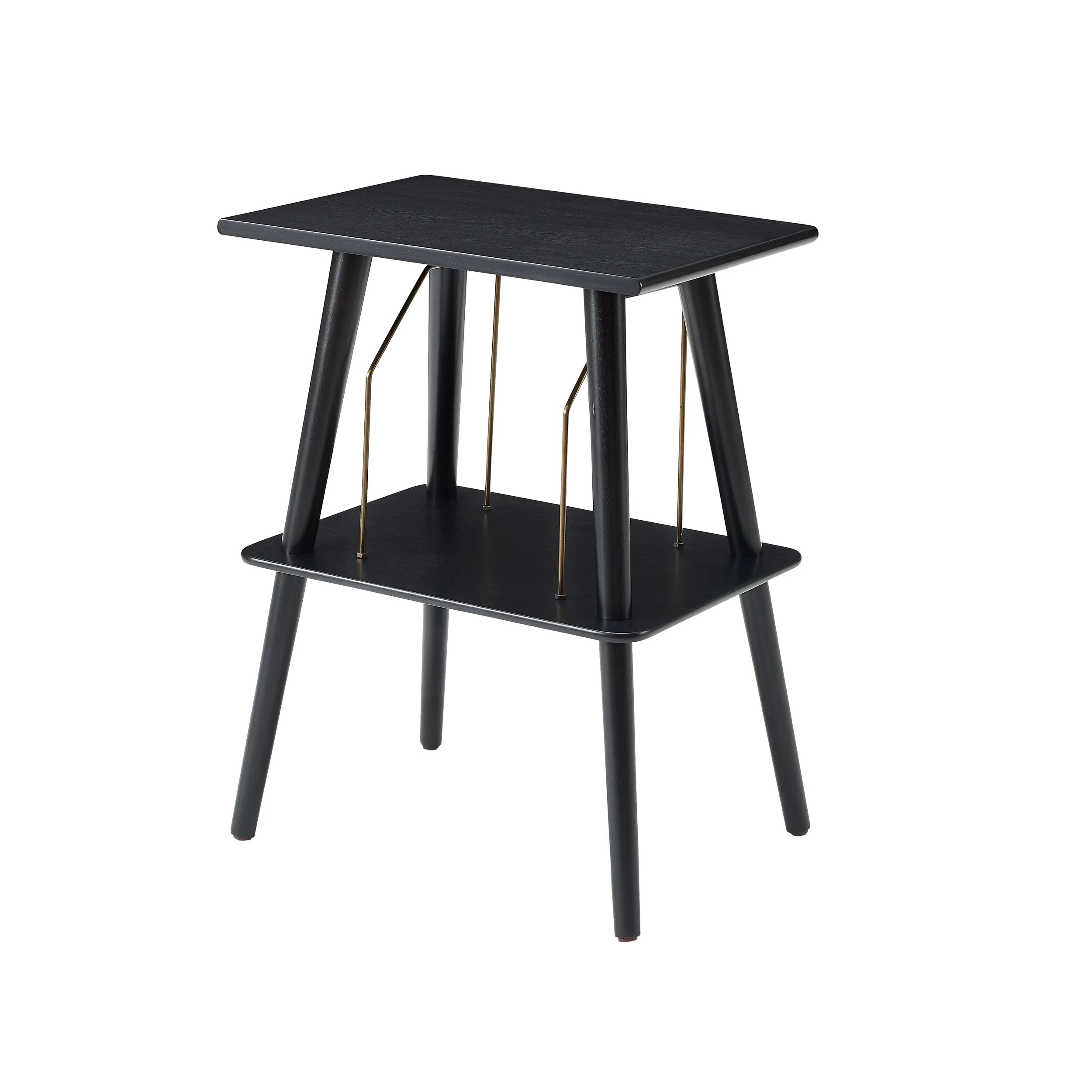 1 Crosley Manchester Entertainment Center Stand - Black, 1 of 6