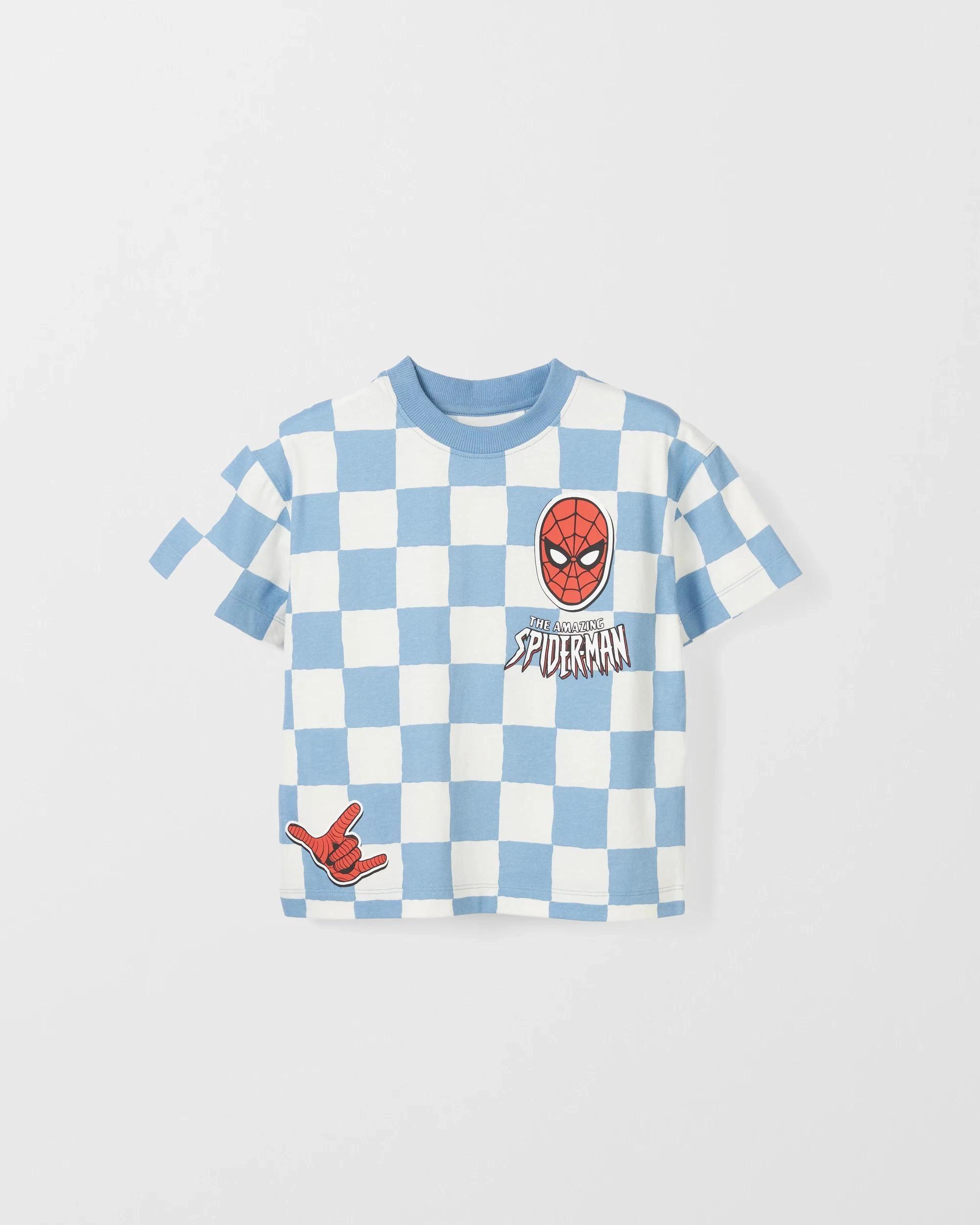 4 Spider-Man Australian Cotton T-Shirt BLUE, 4 of 5