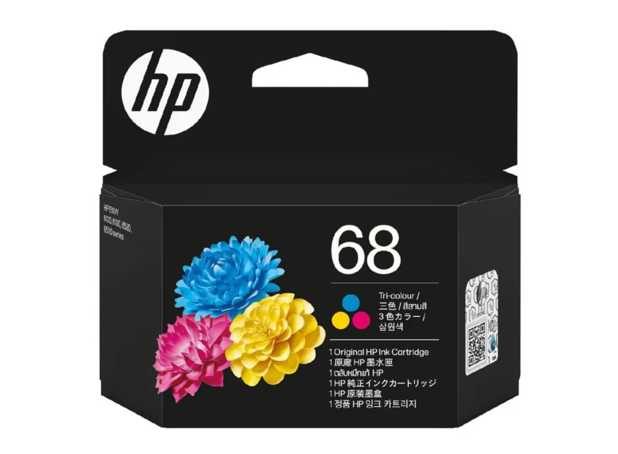 1 HP 68 Tri-Colour Original Ink Cartridge