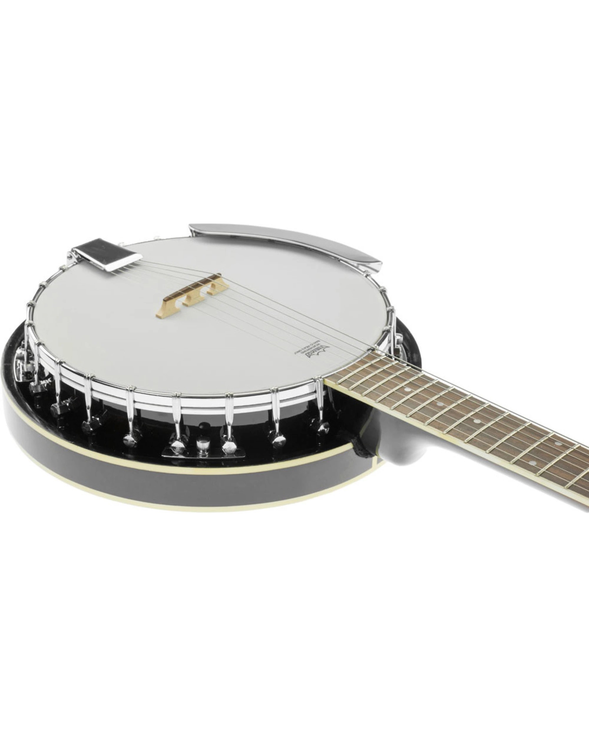 5 Karrera 6 String Resonator Banjo Guitar - Black, 5 of 7