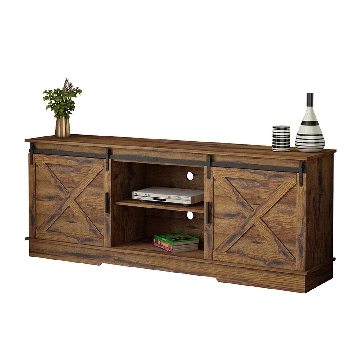 9 Ausway TV Kitchen Cabinet Stand Entertainment Unit Sideboard Buffet, 9 of 9