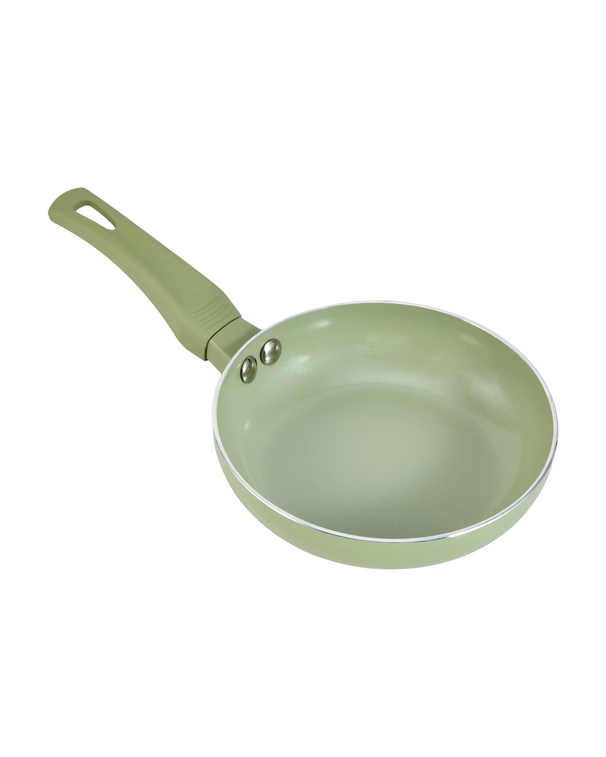 2 14cm Mini Fry Pan with Egg Flip - Green, 2 of 10