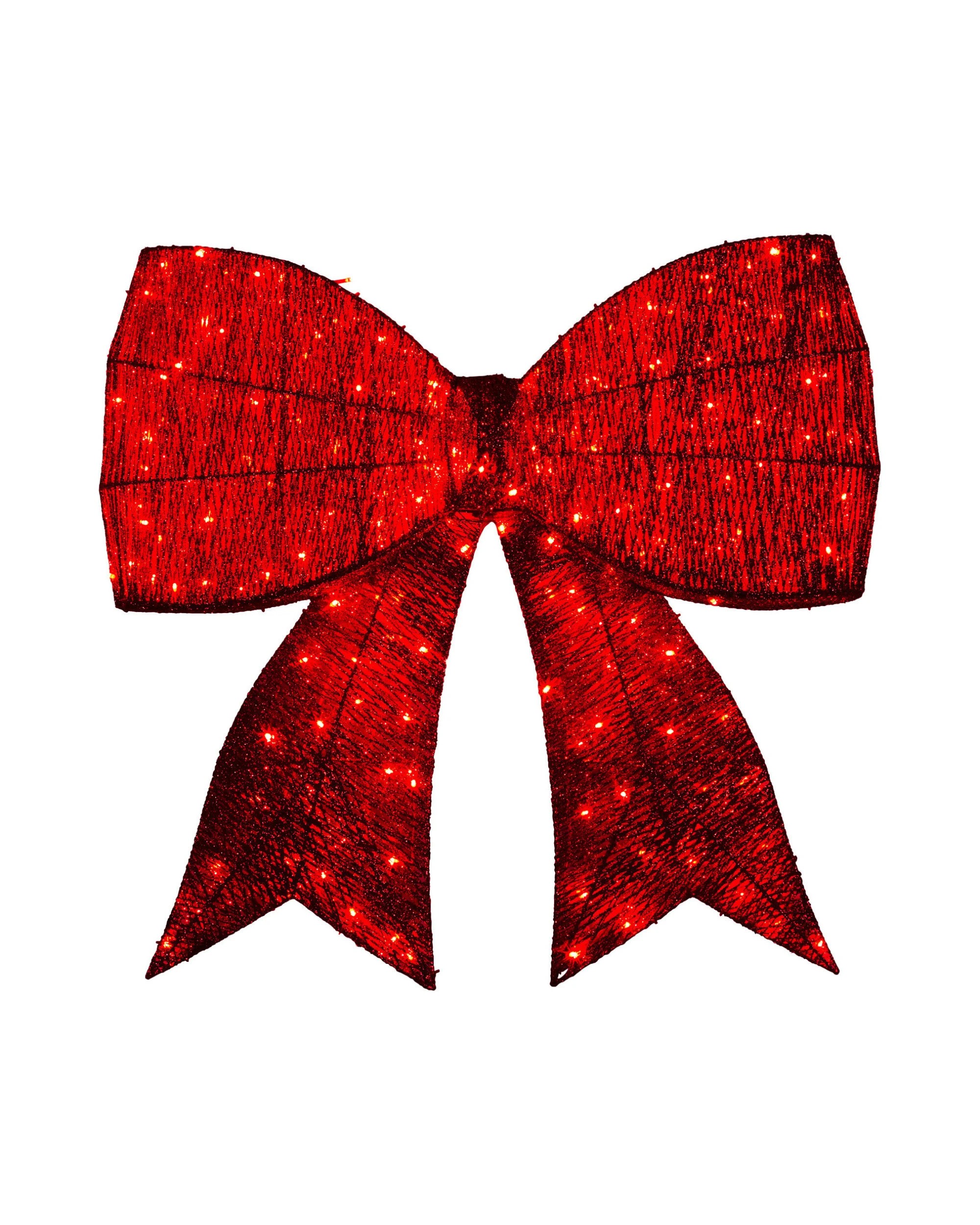1 Christabelle Christmas Display Bow 91cm With Led And Twinkle Lights 5 Functions Decoration Ornament, 1 of 7