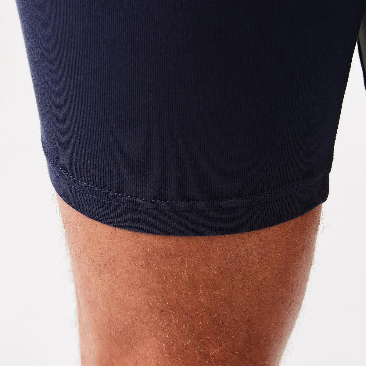 5 Bamboo Mid Length Trunks with Glide Panels DEPTHS BLUE, 5 of 5