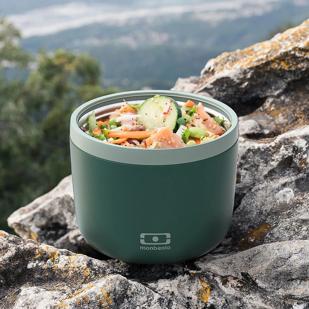 2 Monbento Mb Element Insulated Bento Box - Green, 2 of 5