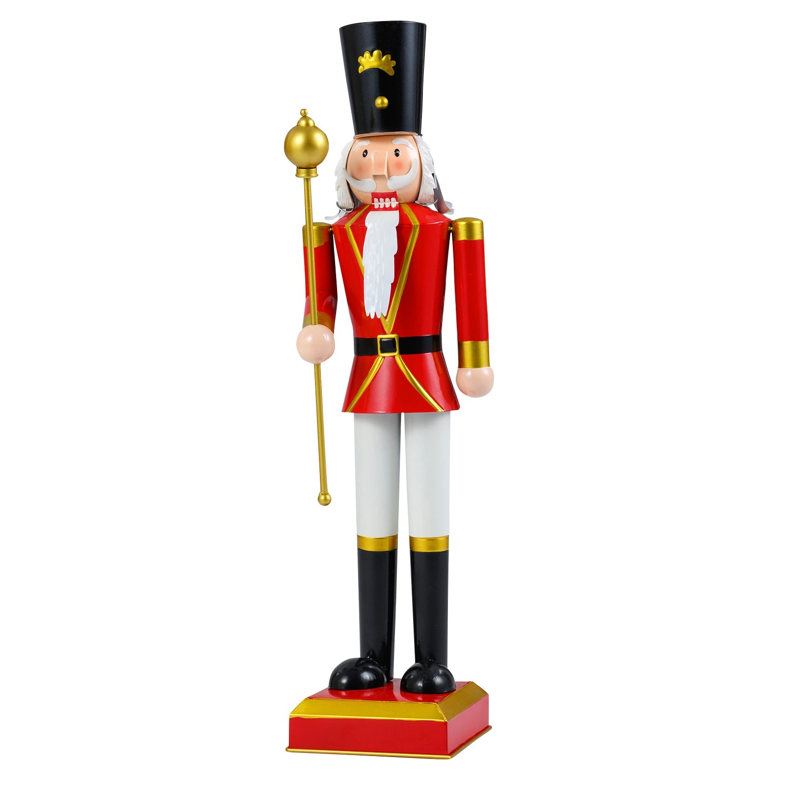 1 Costway 83cm Christmas Nutcracker Figure Xmas Indoor Outdoor Festival Decoration, 1 of 5