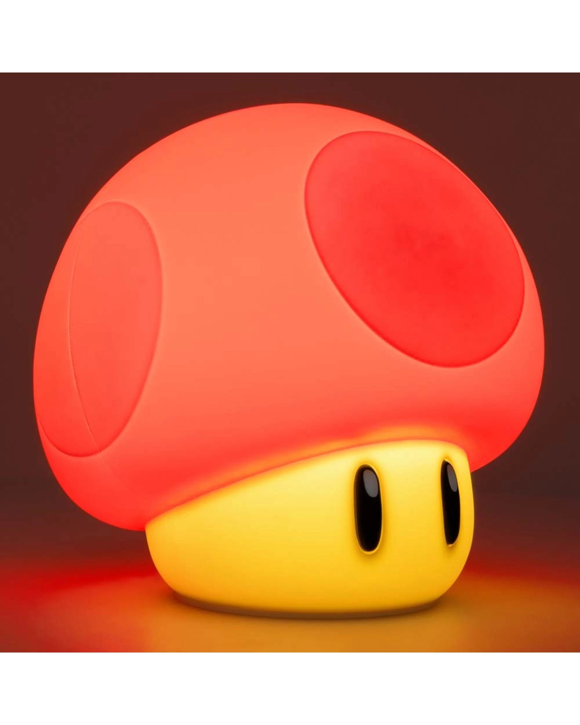 5 Super Mario - Super Mushroom SquishyGlo Rechargeable Light - Red, 5 of 5