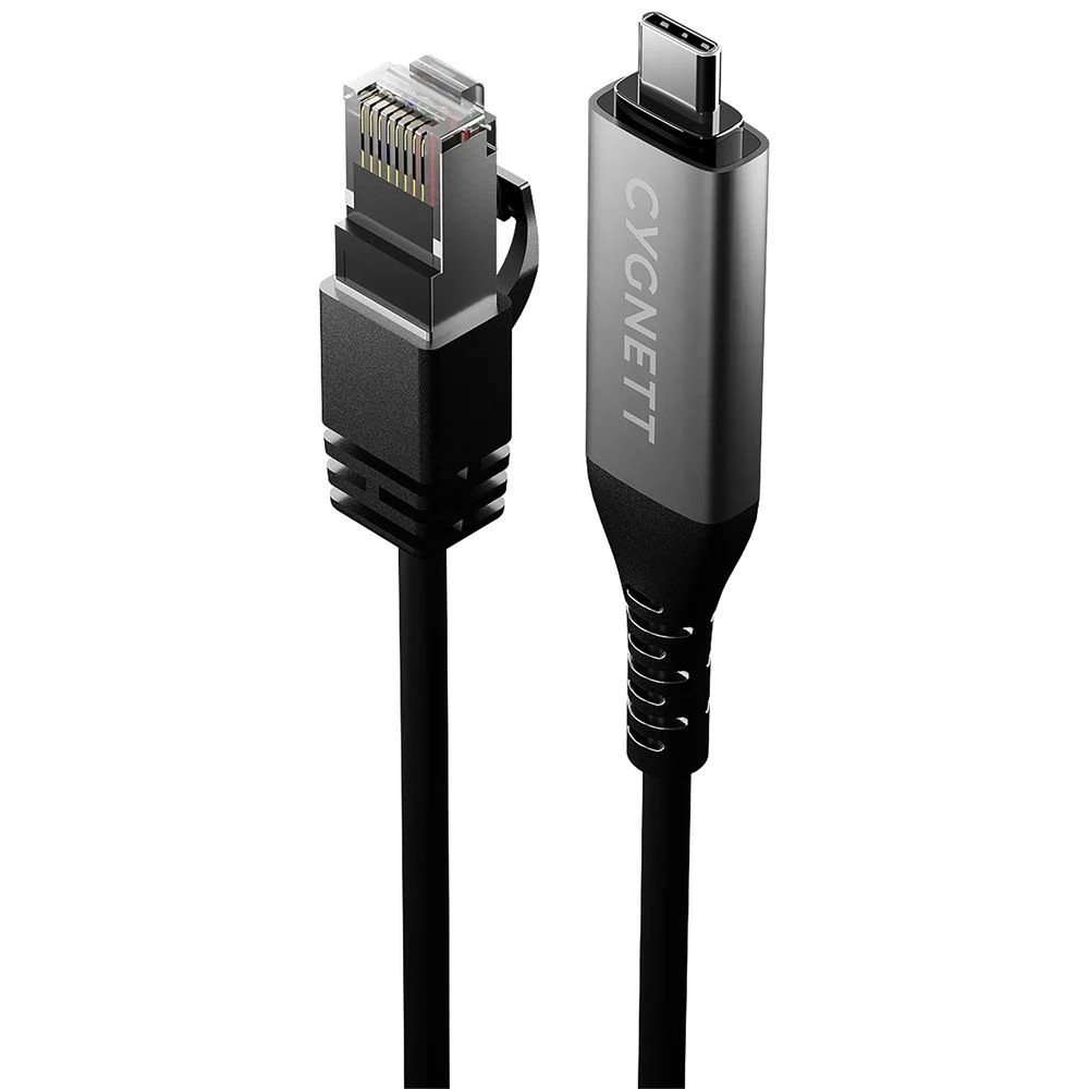 2 Cygnett Unite USB-C to Gigabit Ethernet Cable 5M Black, 2 of 6