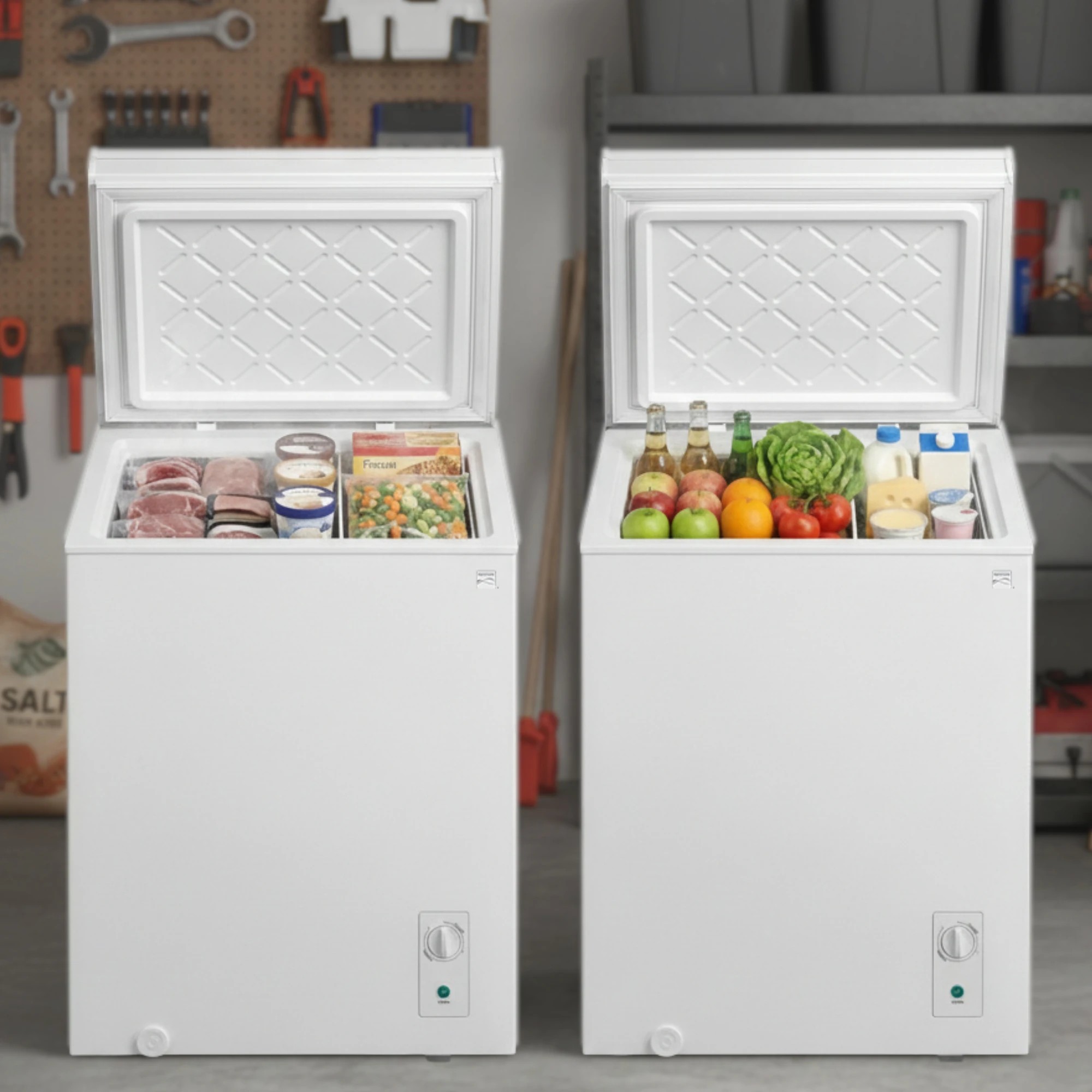 3 Kenmore Chest Freezer 99L 5 Star Fridge Mode - White, 3 of 7