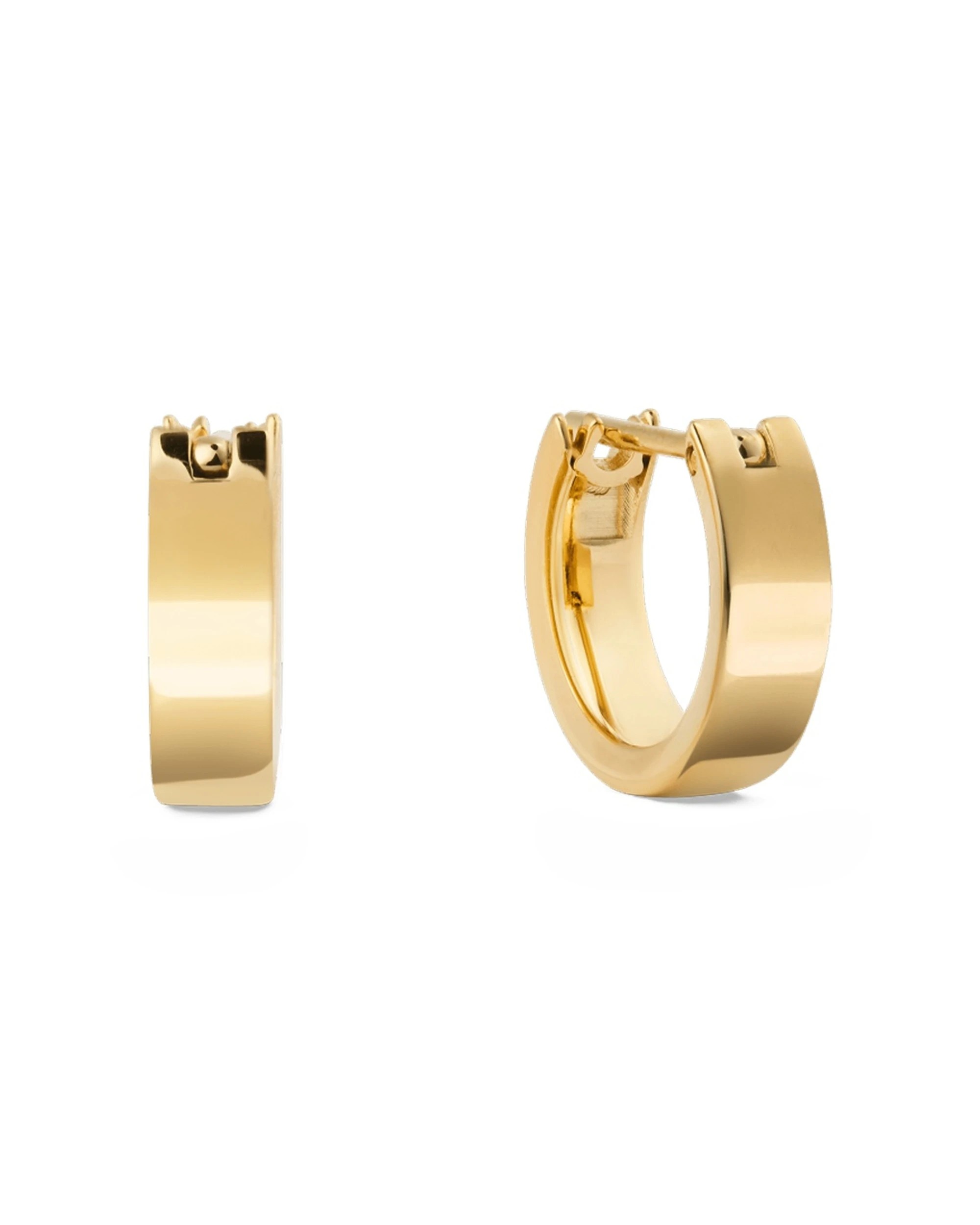 1 Daniel Wellington Line Earring Polished Gold 3.5mm Small Hoop One Size - Gold, 1 of 5