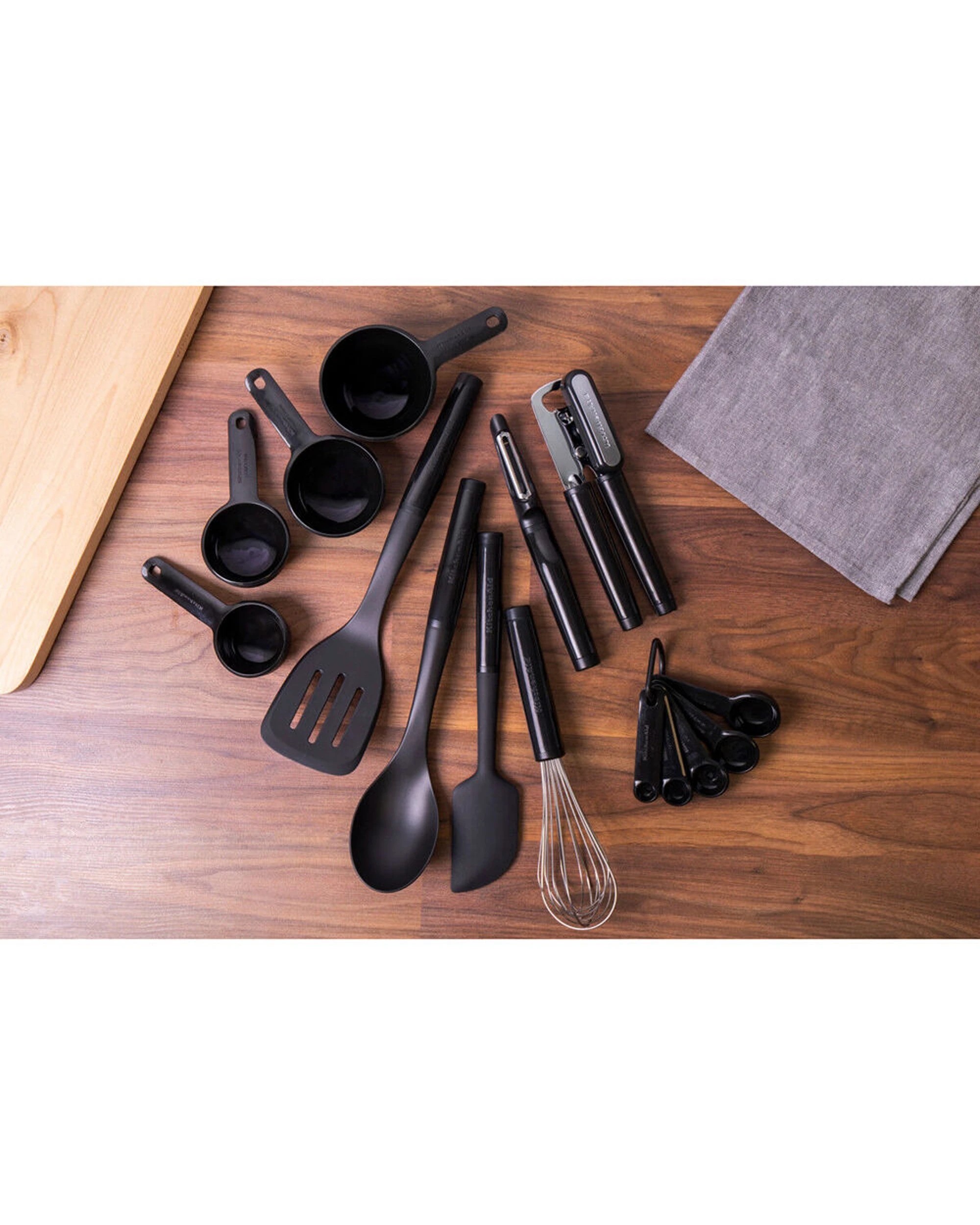 6 KitchenAid 15pc Kitchen Cooking Utensil Set - Black, 6 of 6