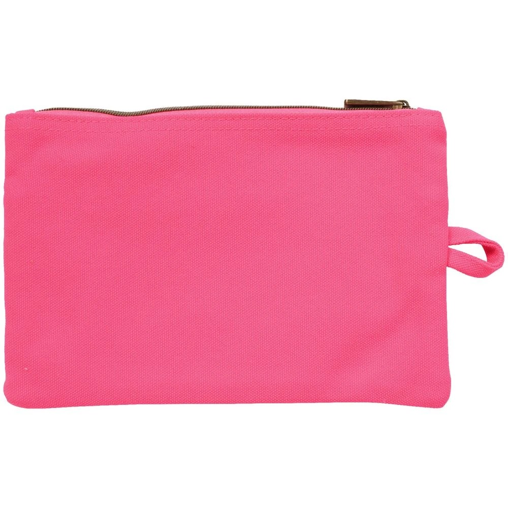 2 Otto Twin Zip Pencil Case Neon Pink, 2 of 3