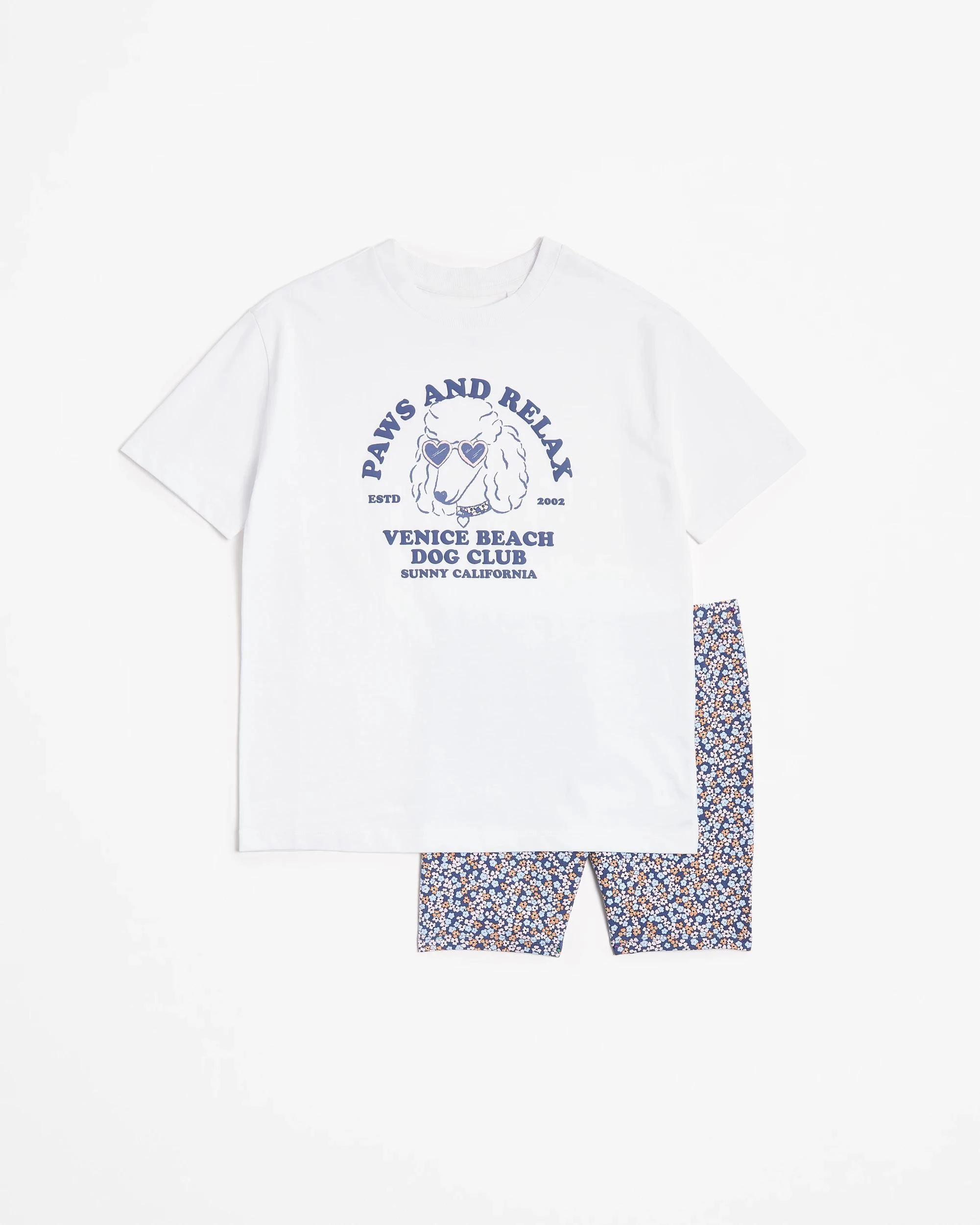 4 Target Australian Cotton T-shirt and Short 2 Piece Set PUPPY DITSY, 4 of 5