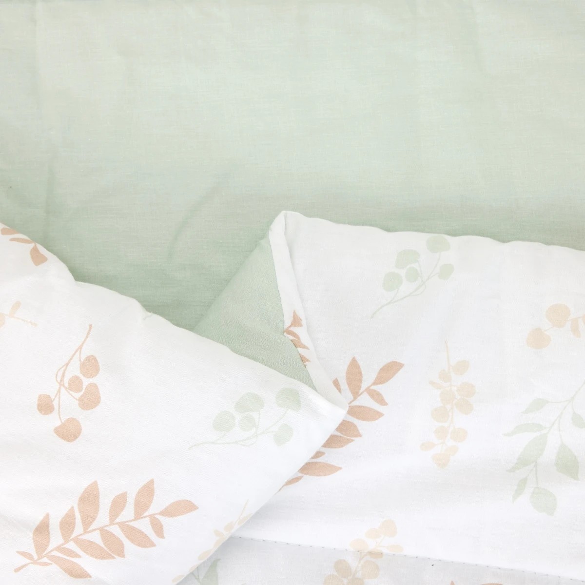6 Reversible Cotton Cover Cot Comforter Set - Autumn, 6 of 7