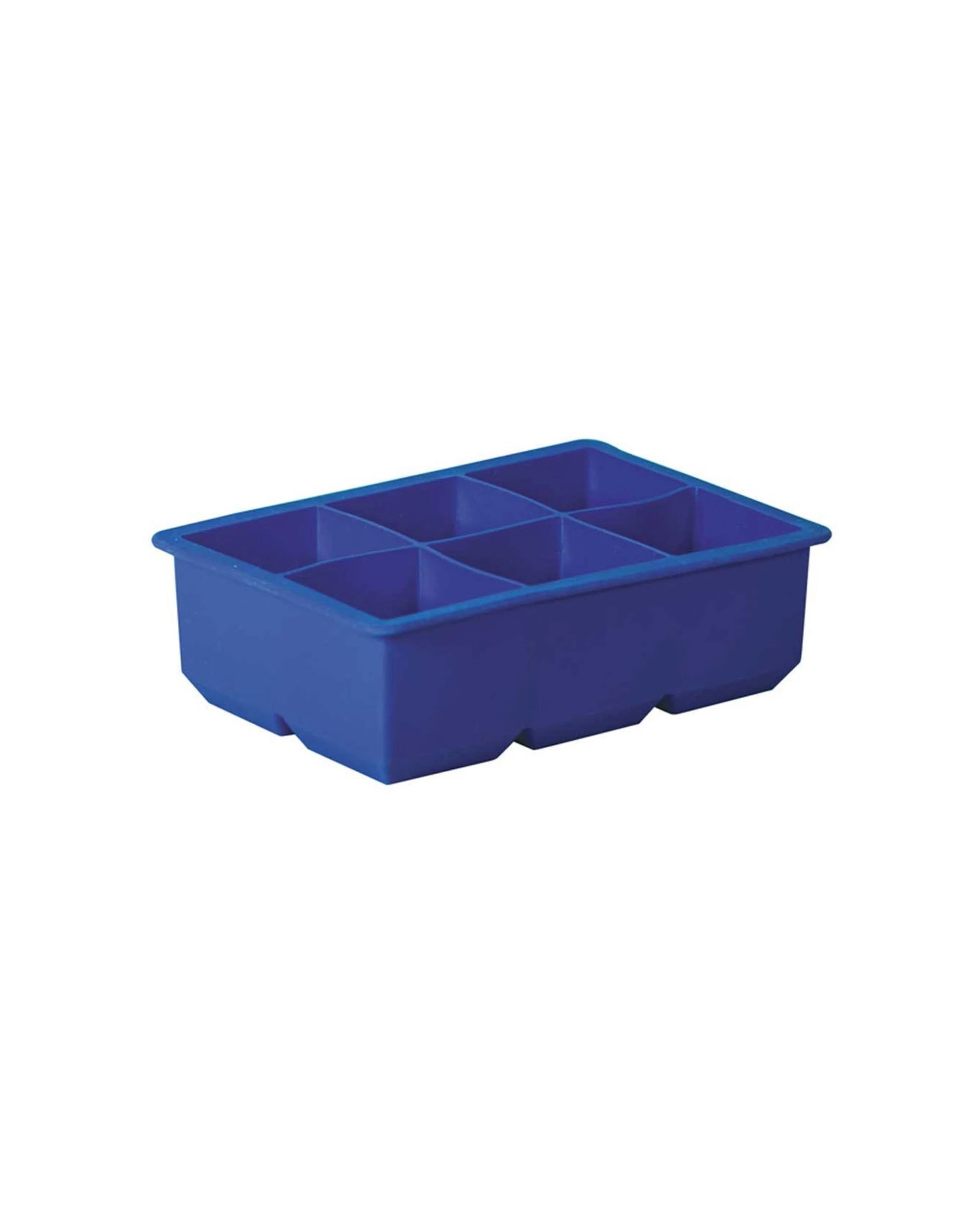 2 Avanti 1pc Silicone Ice Cube Tray Makes 6 Xl 2in Cubes For Cocktails And Drinks - Blue, 2 of 3