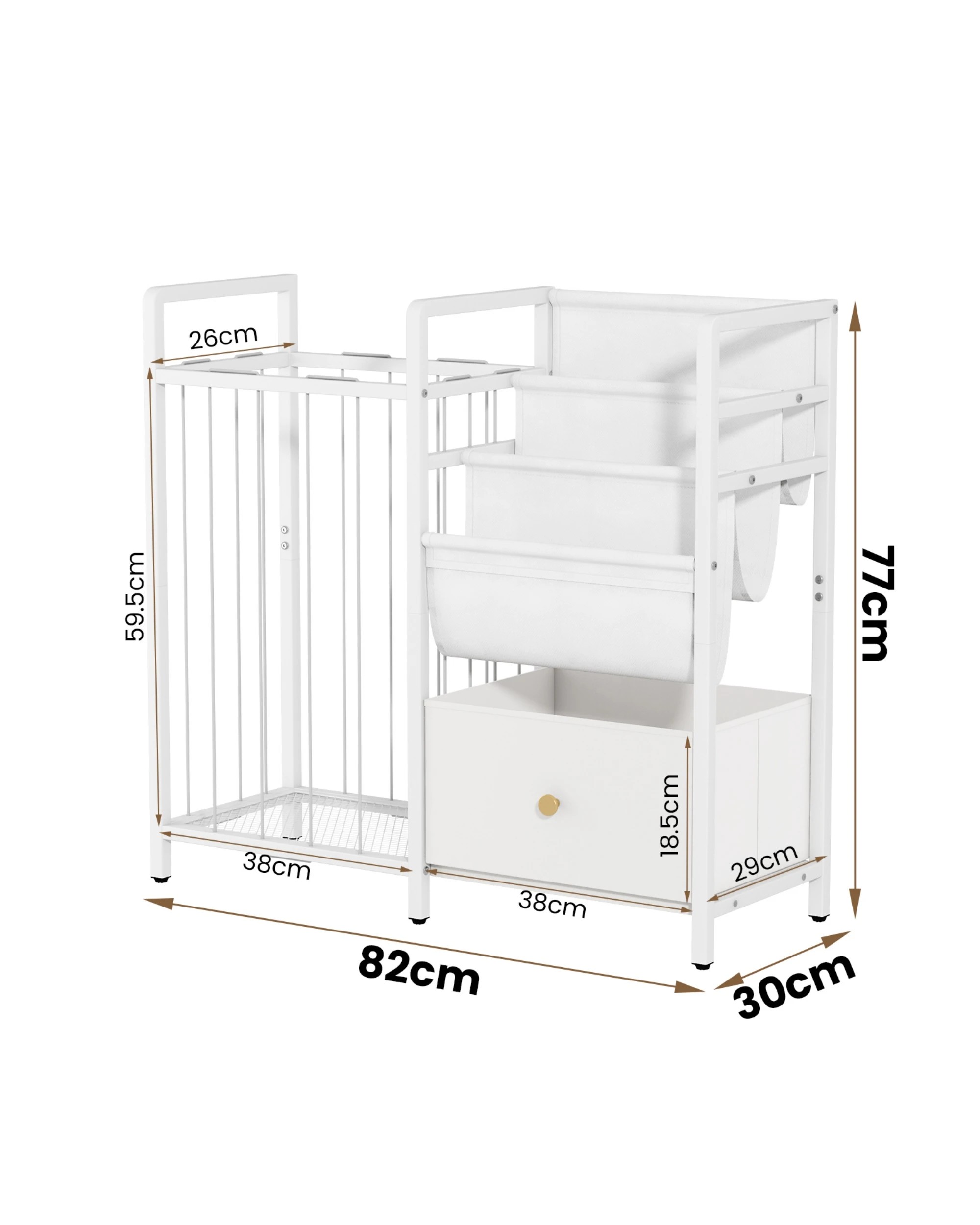 2 Advwin 3-in-1 Kids Bookshelf Toy Storage 3-Tier Toddler Bookcase w/ Stuffed Animal Storage & Drawer, 2 of 9