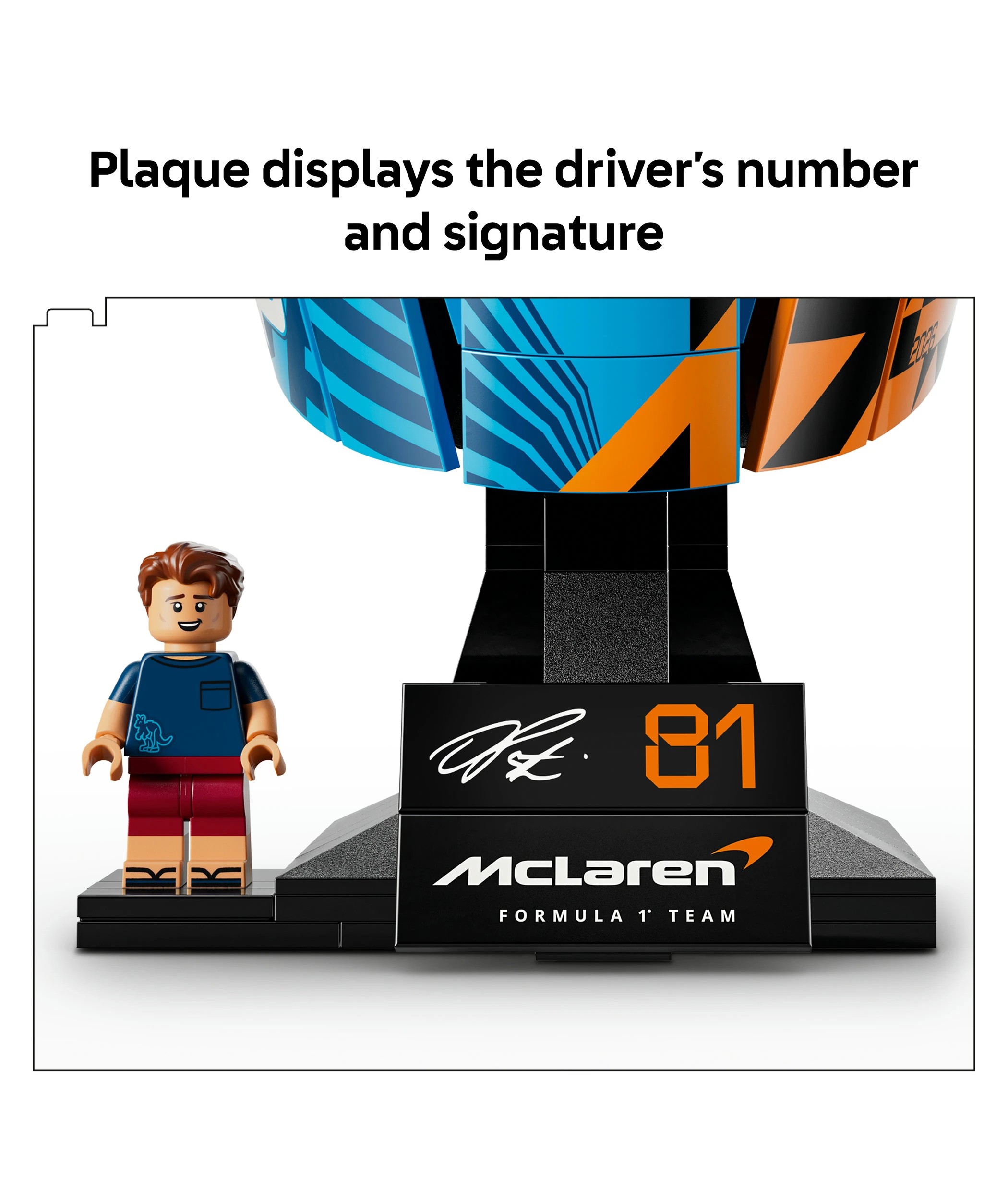 5 LEGO Editions McLaren Mastercard F1 Team Oscar Piastri Helmet 43017, 5 of 10