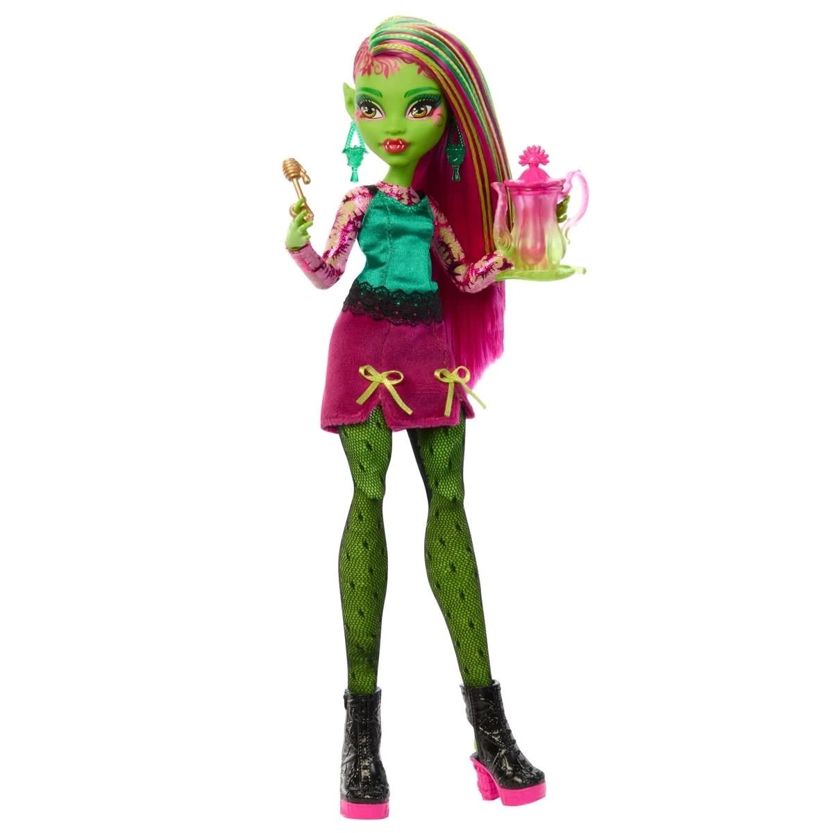 4 Monster High Skulltimate Secrets Garden Mysteries Venus McFlytrap Doll Playset, 4 of 8
