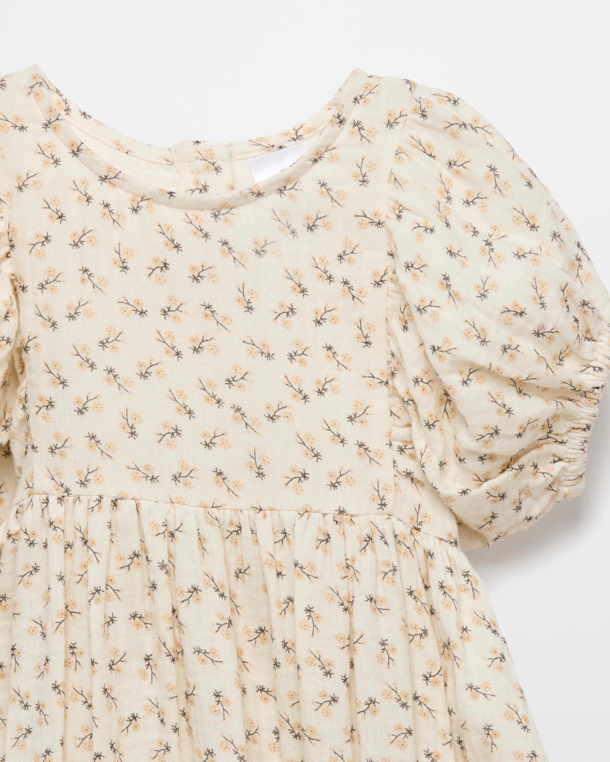 2 Target Baby Girl Printed Double Cloth Bubble Romper DITSY, 2 of 2