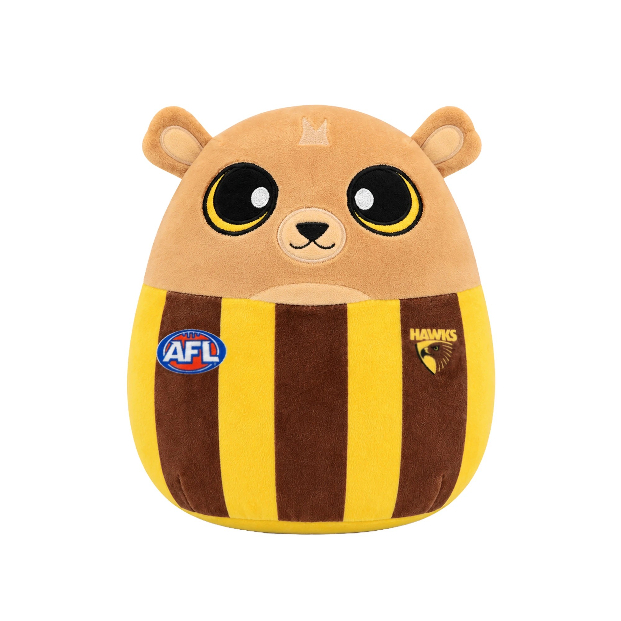 1 AFL Squidglys Hawthorn Plush Toy, 1 of 2