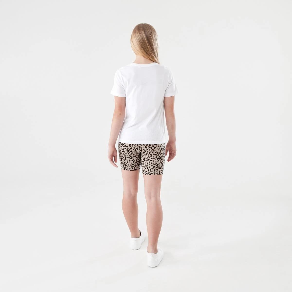 5 Print Bike Shorts ANIMAL MARKING BEIGE, 5 of 5