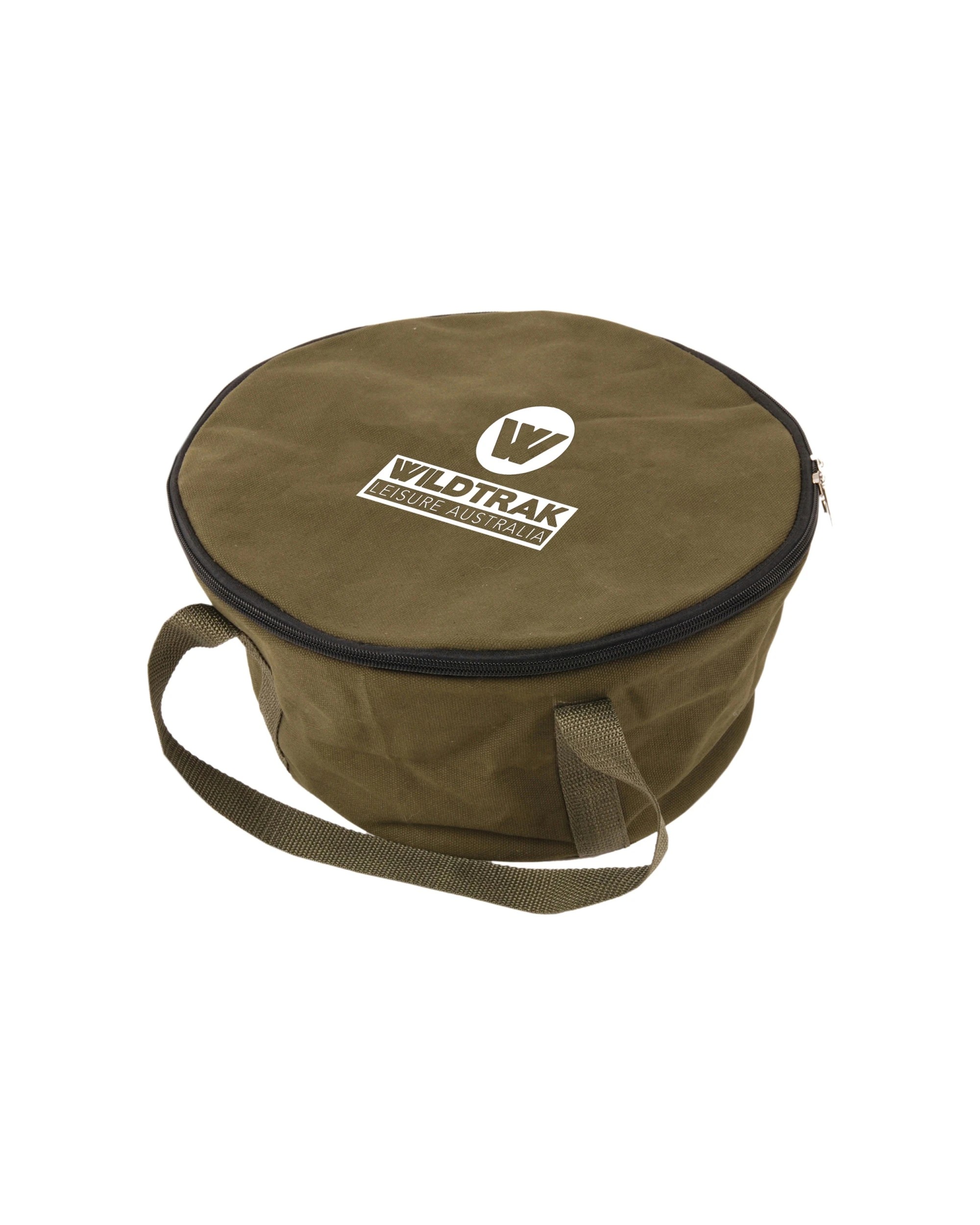 1 Wildtrak 4.5qt Canvas Bag For Camp Oven Pot Heavy Duty - Green, 1 of 1
