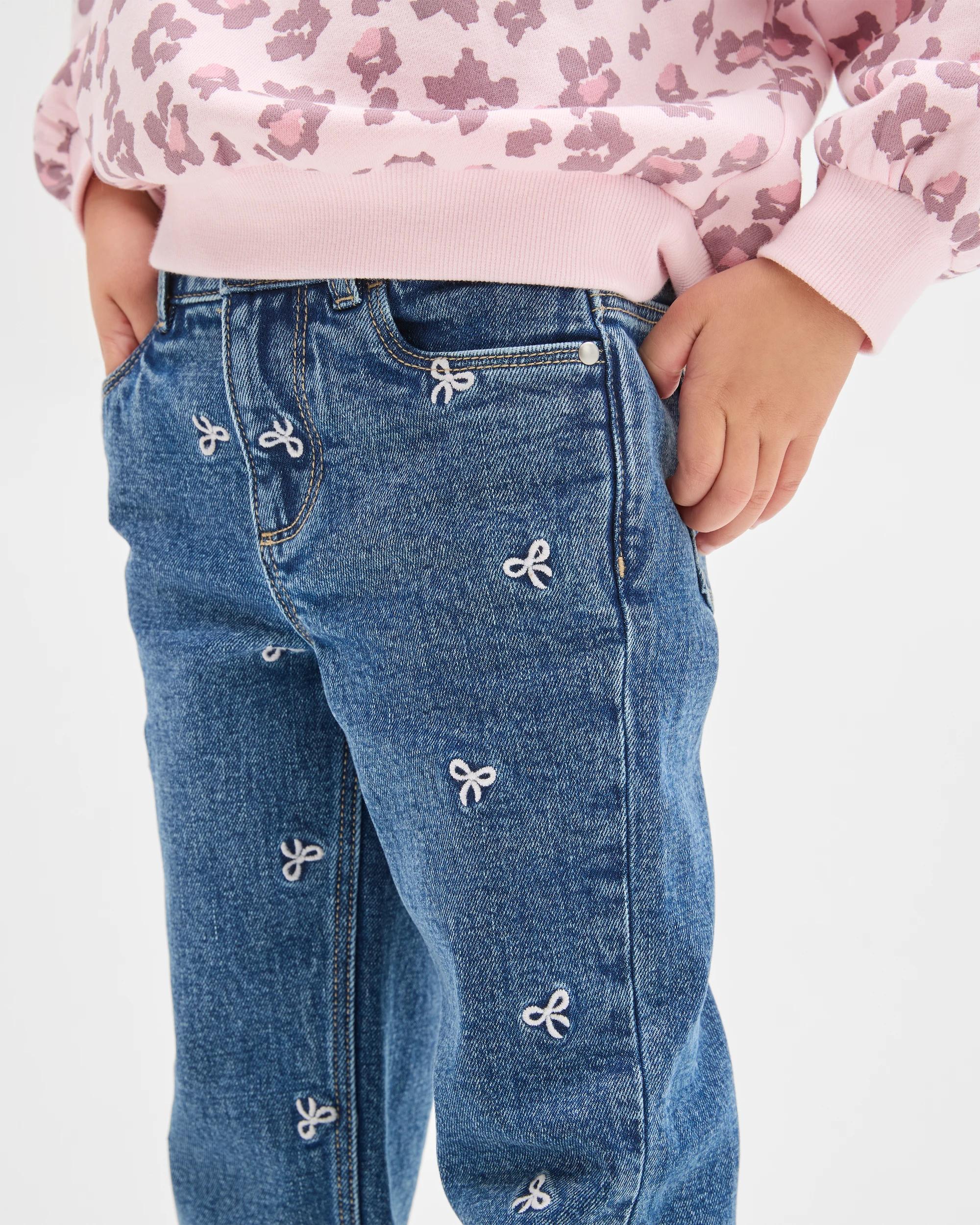 3 Target Denim Straight Leg Denim Jeans DARK BLUE, 3 of 7