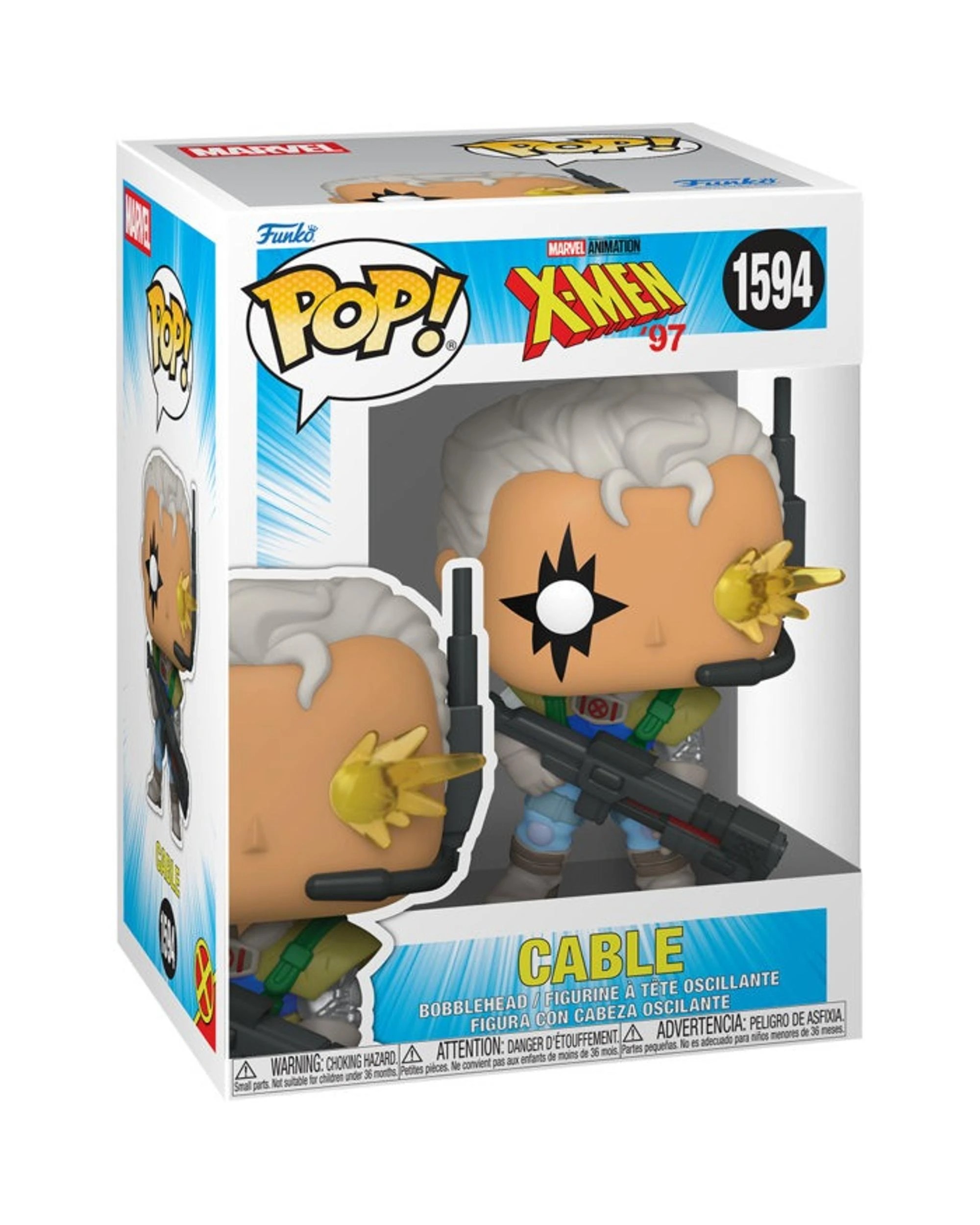 3 Marvel X-Men 97 Cable - X-Corp -  Bobblehead Funko POP! Vinyl, 3 of 3